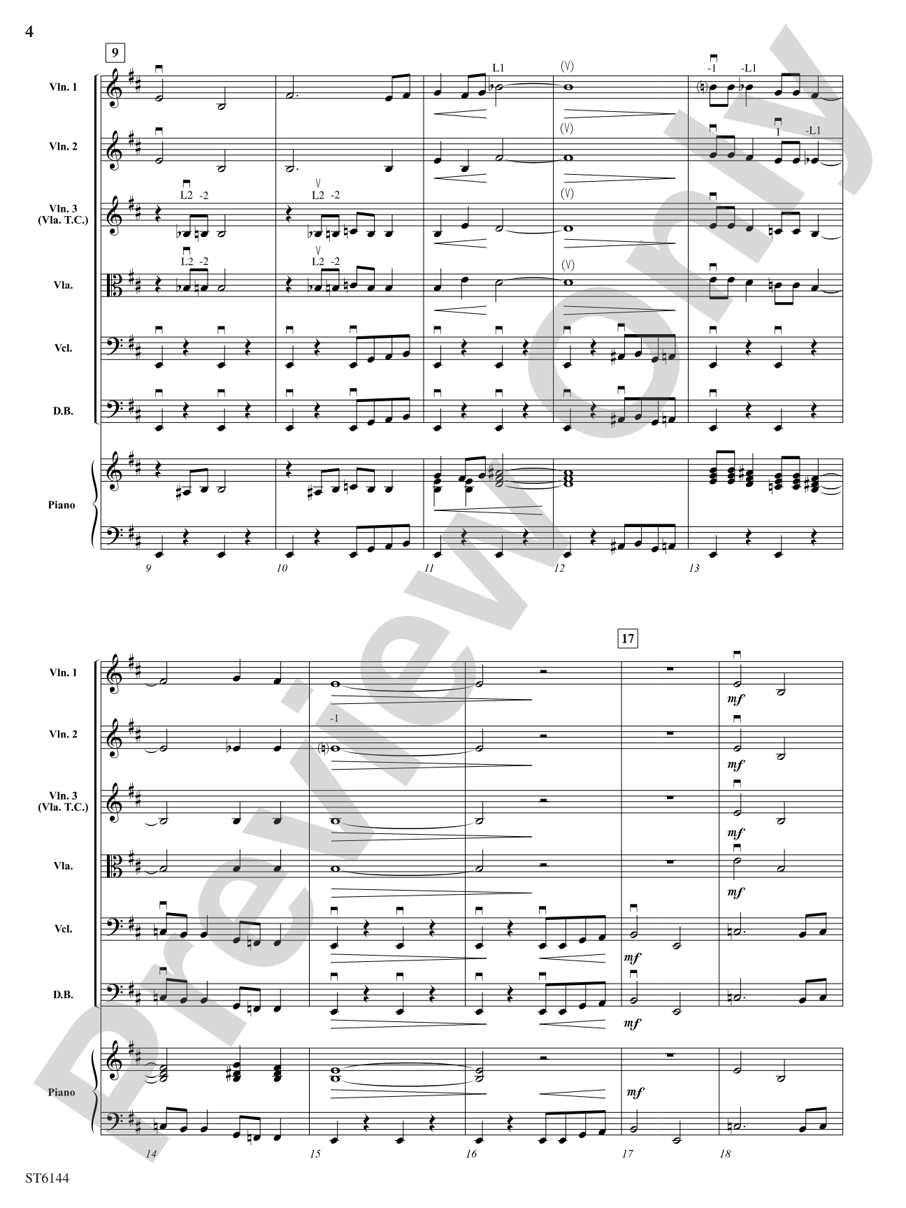 Creatures: String Orchestra Conductor Score & Parts