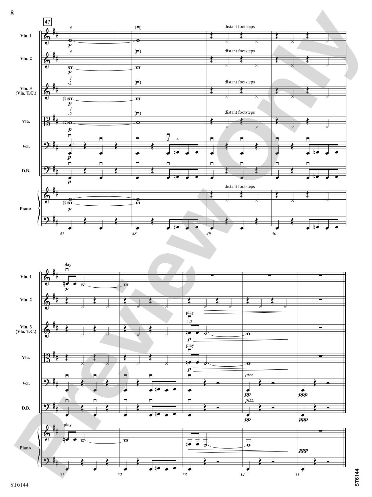 Creatures: String Orchestra Conductor Score & Parts