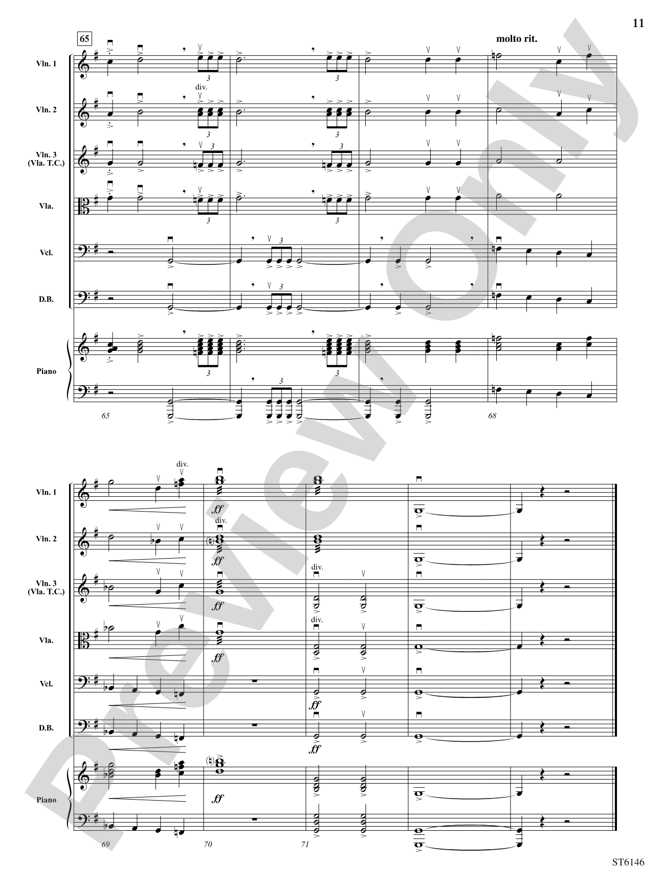 A Soldier's Hymn: String Orchestra Conductor Score & Parts