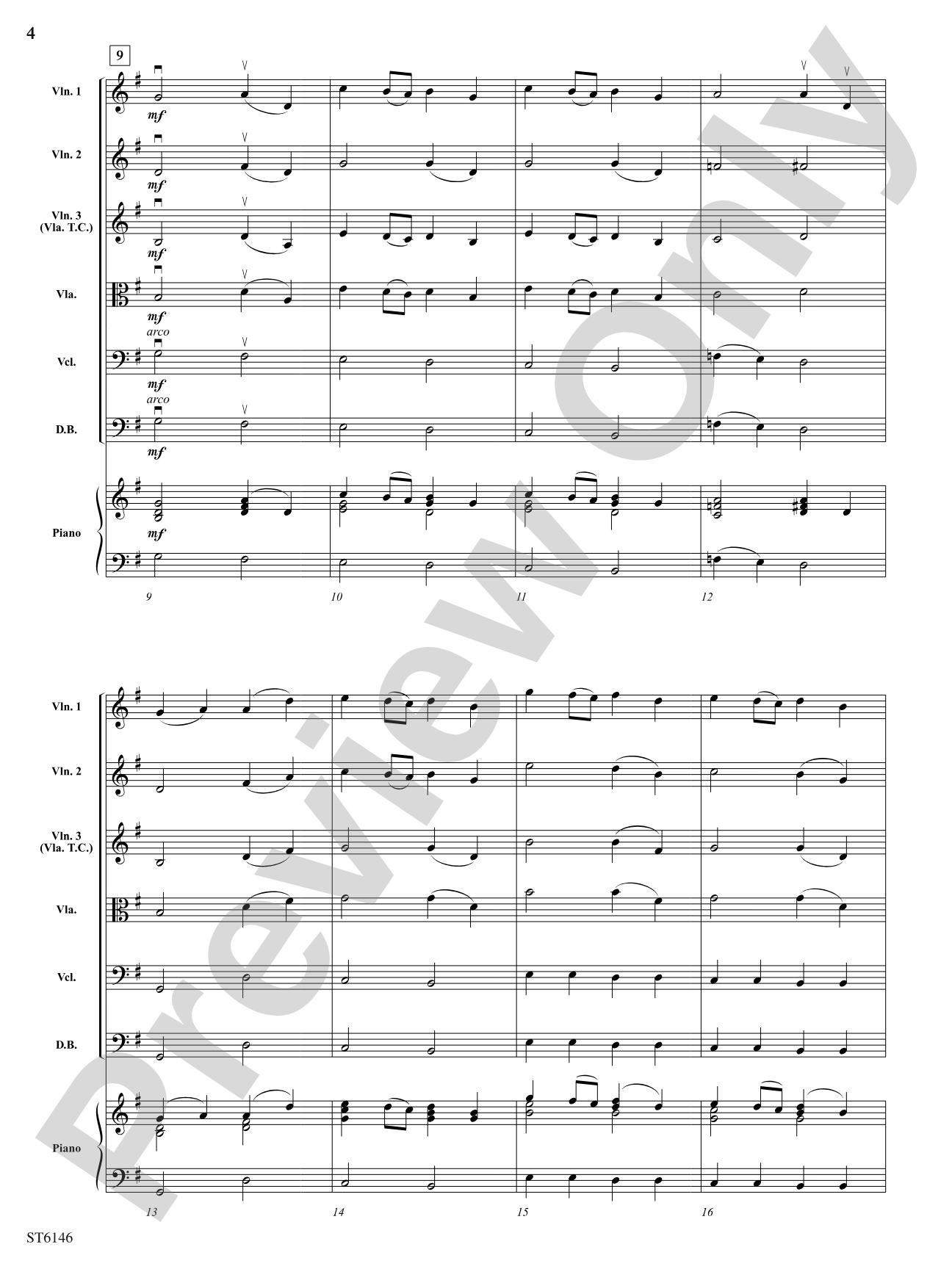 A Soldier's Hymn: String Orchestra Conductor Score & Parts