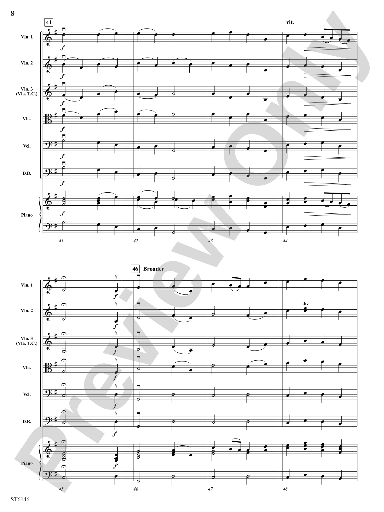 A Soldier's Hymn: String Orchestra Conductor Score & Parts