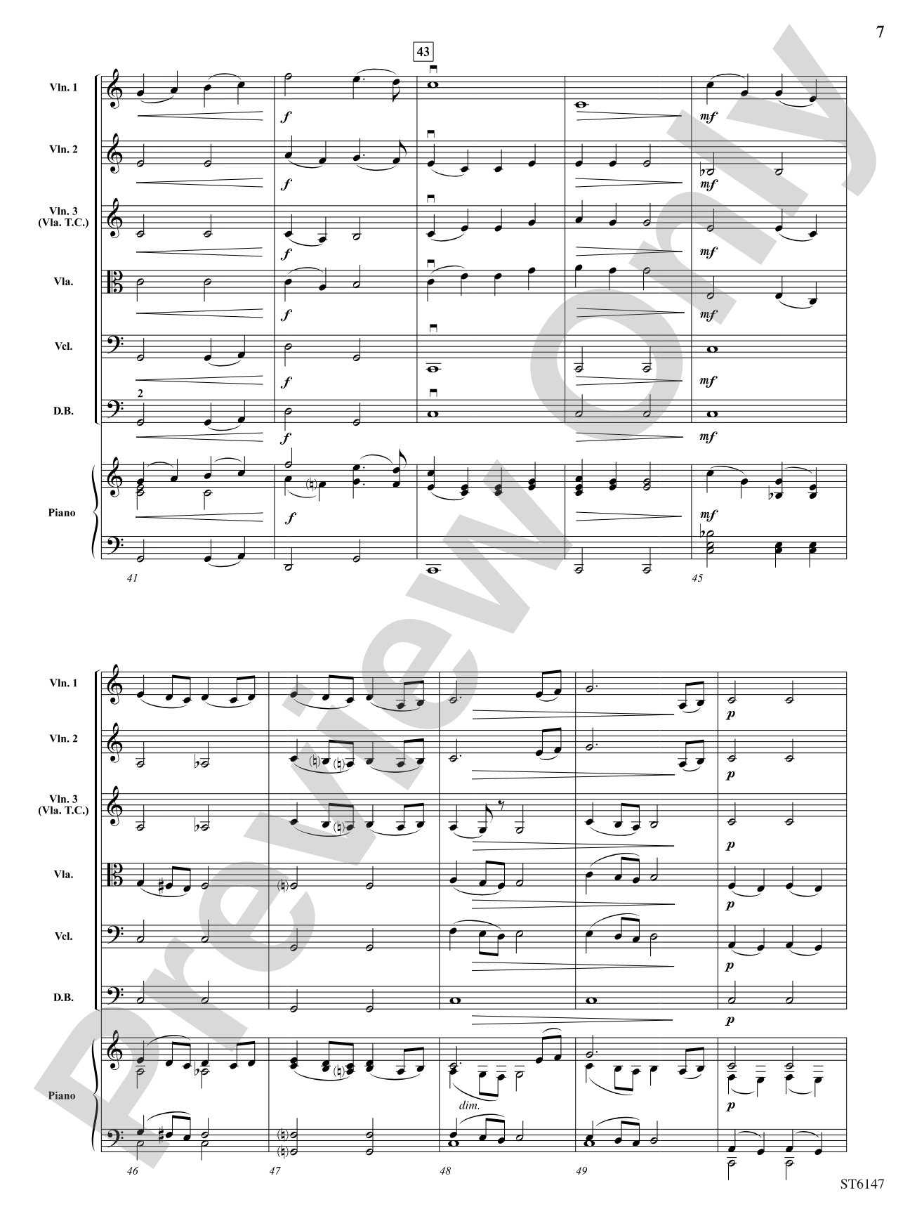 Hansel and Gretel: String Orchestra Conductor Score & Parts