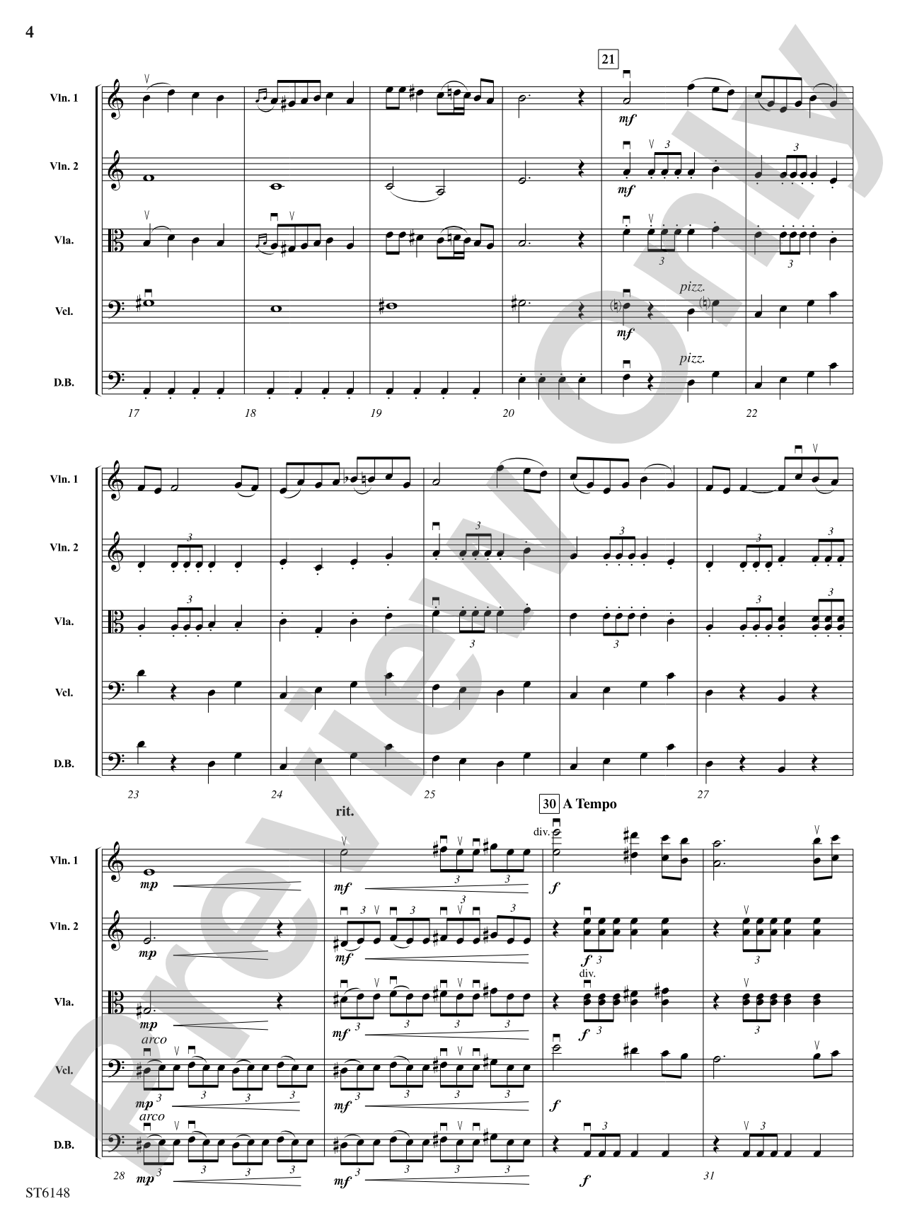 Marche Slav: String Orchestra Conductor Score & Parts