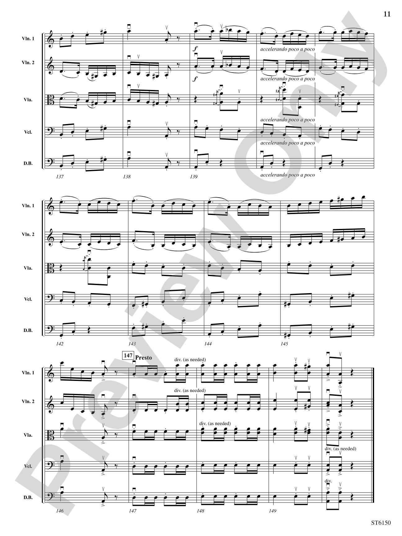 Variations on Paganini: String Orchestra Conductor Score & Parts