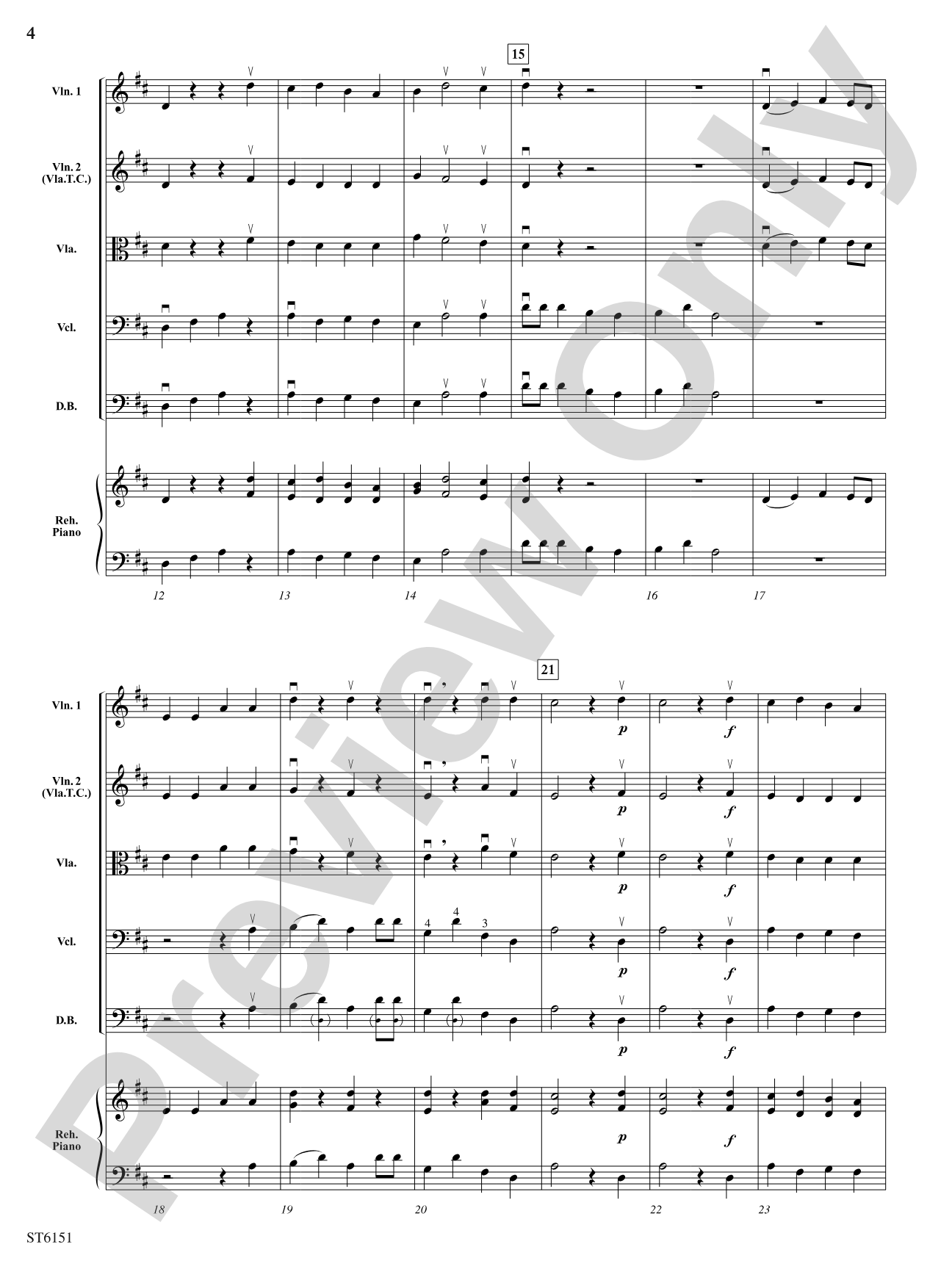 Frog and Toad: String Orchestra Conductor Score & Parts