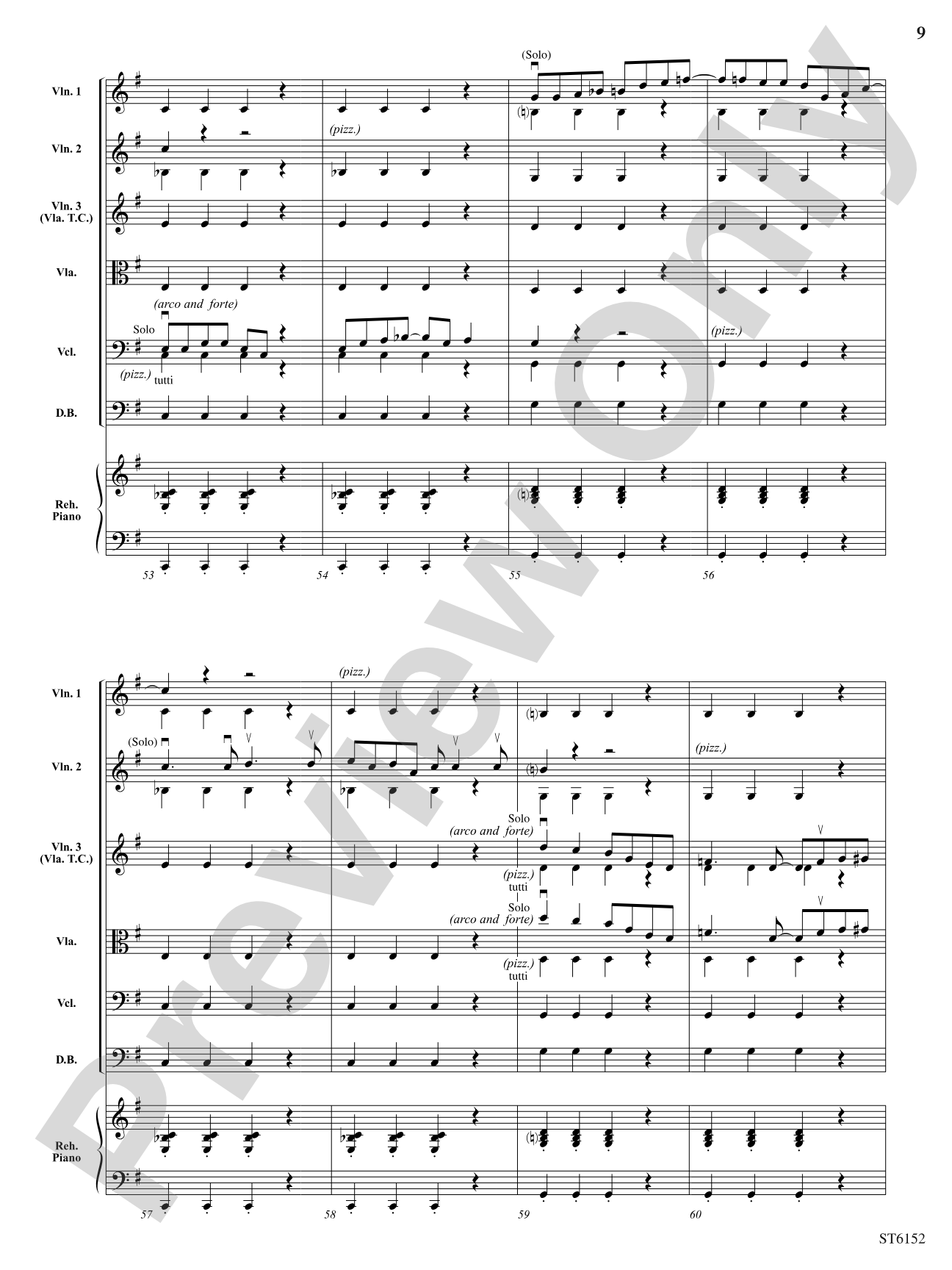 The Three Groovy Grizzlies: String Orchestra Conductor Score & Parts