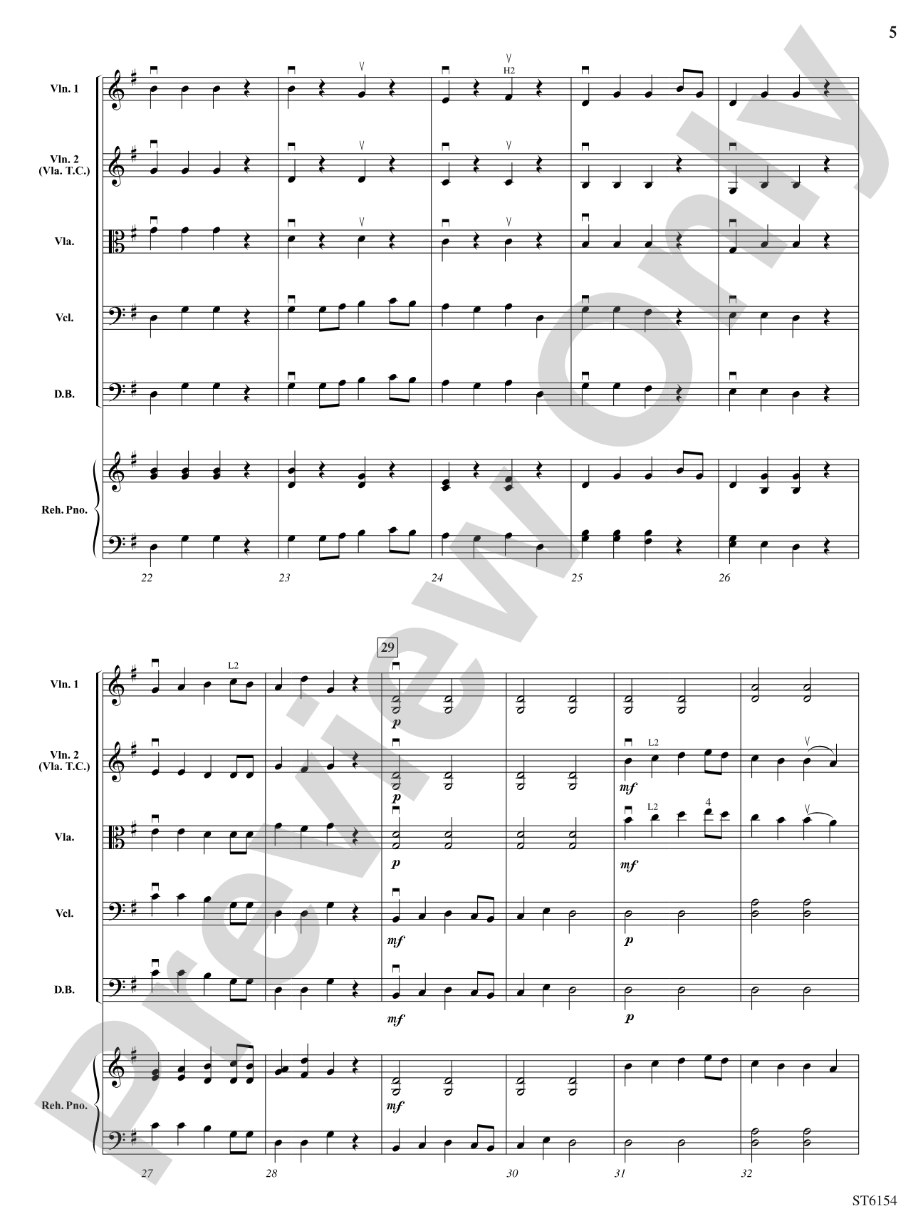 Il est ne, le divin enfant (He is Born, the Holy Child): String Orchestra Conductor Score & Parts