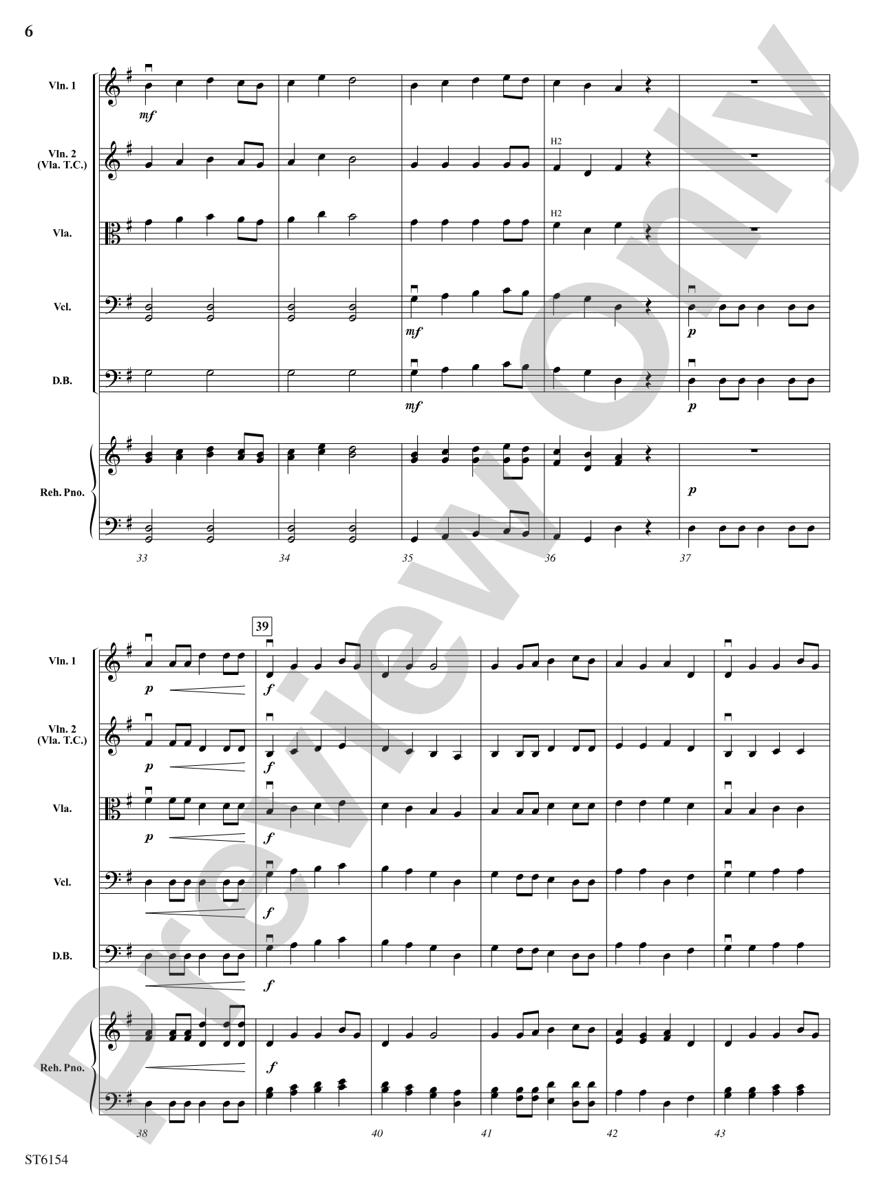 Il est ne, le divin enfant (He is Born, the Holy Child): String Orchestra Conductor Score & Parts