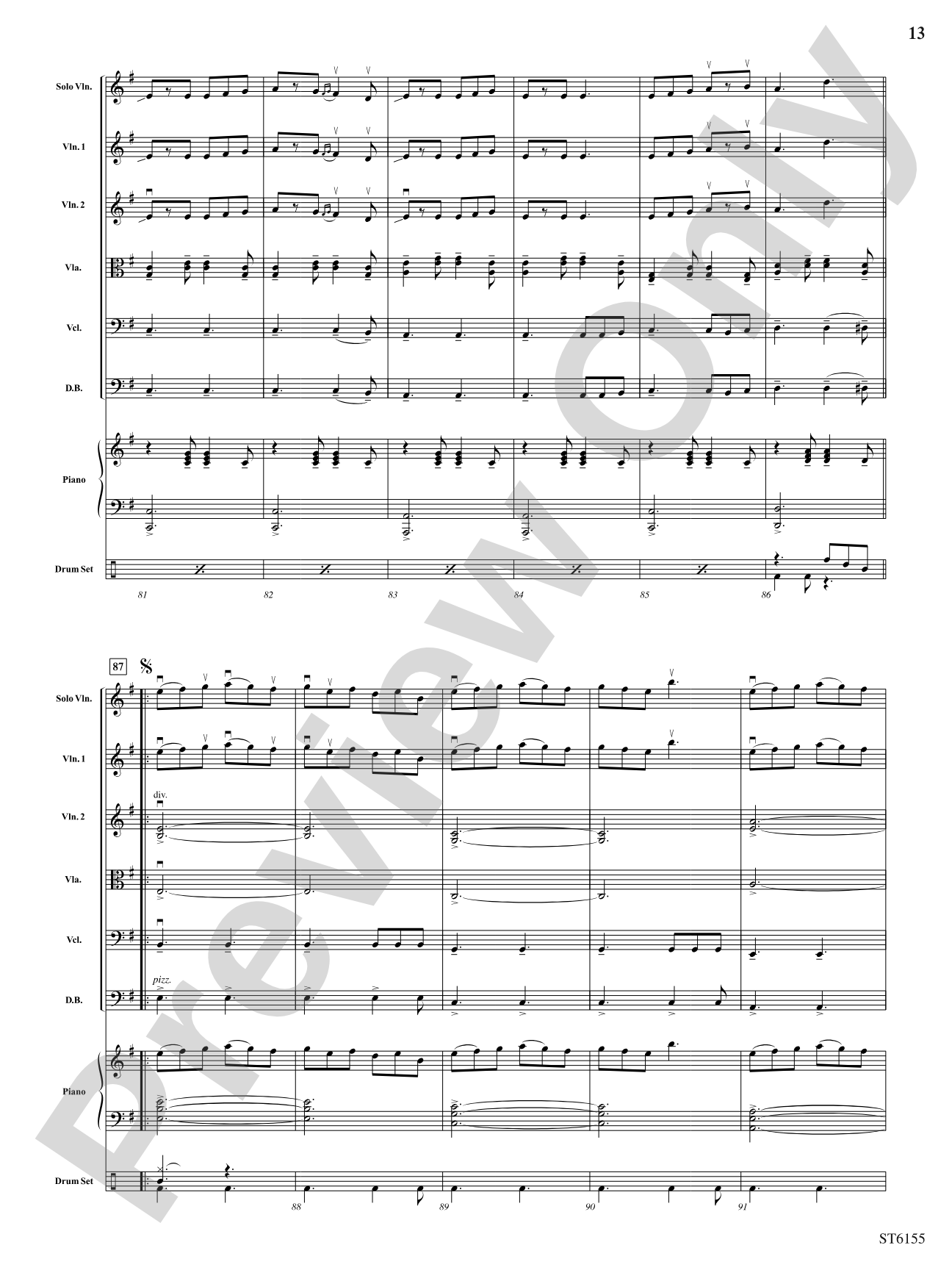 Irish Legend: String Orchestra Conductor Score & Parts