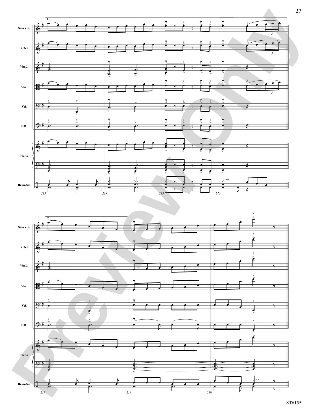 Irish Legend: String Orchestra Conductor Score & Parts