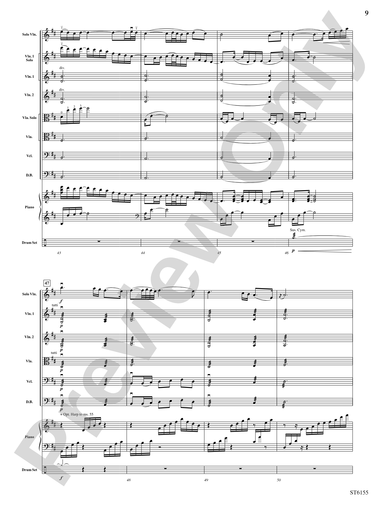 Irish Legend: String Orchestra Conductor Score & Parts