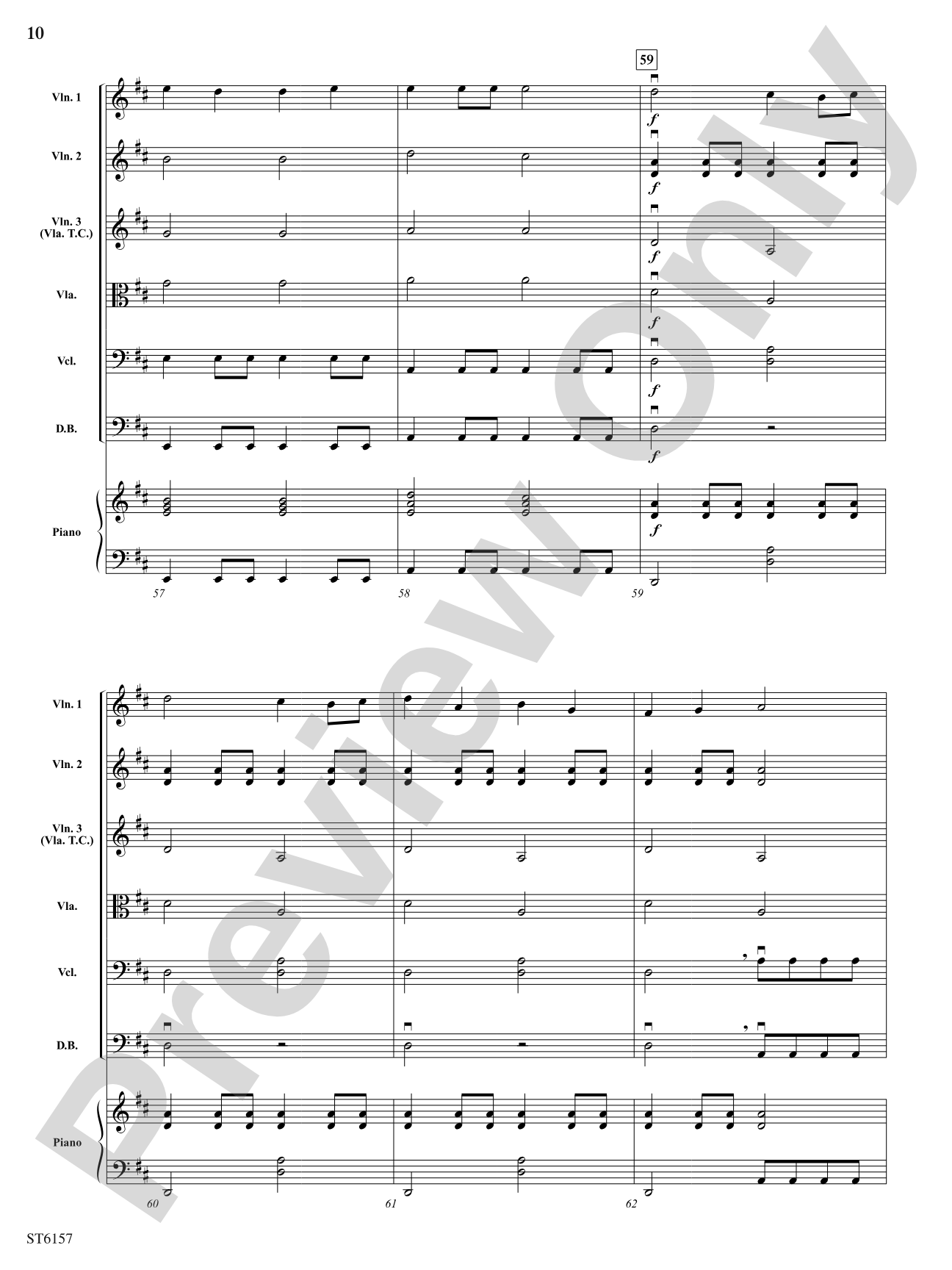 Morning Lights: String Orchestra Conductor Score & Parts