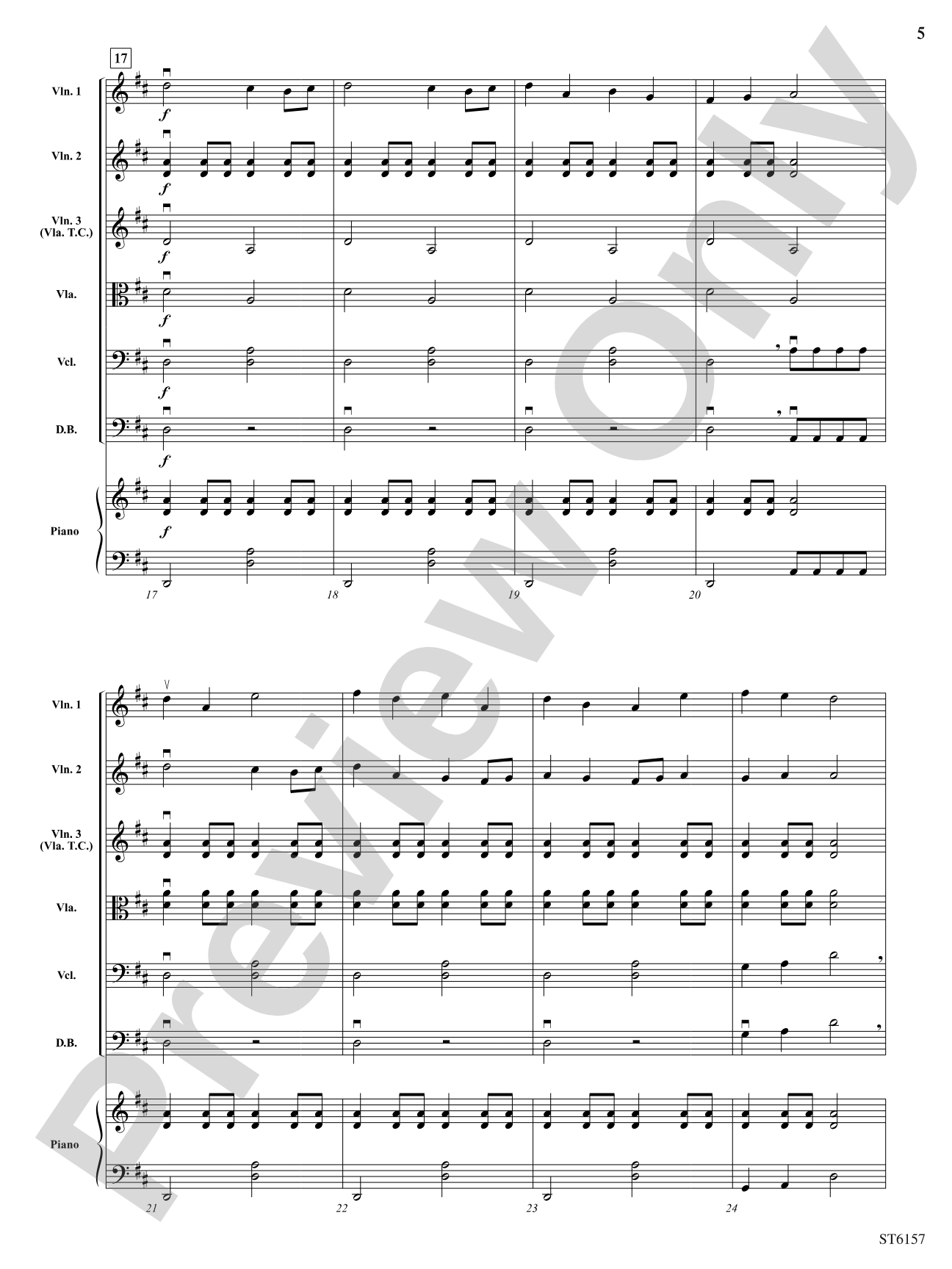 Morning Lights: String Orchestra Conductor Score & Parts