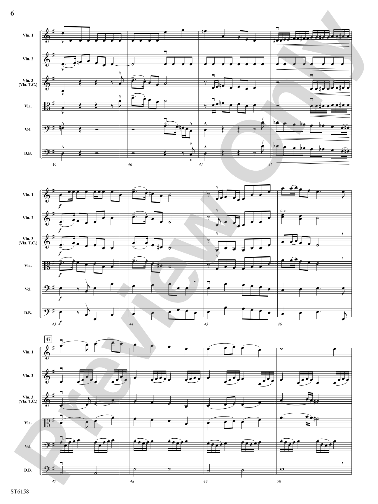 To Tame the Raging Rapids: String Orchestra Conductor Score & Parts