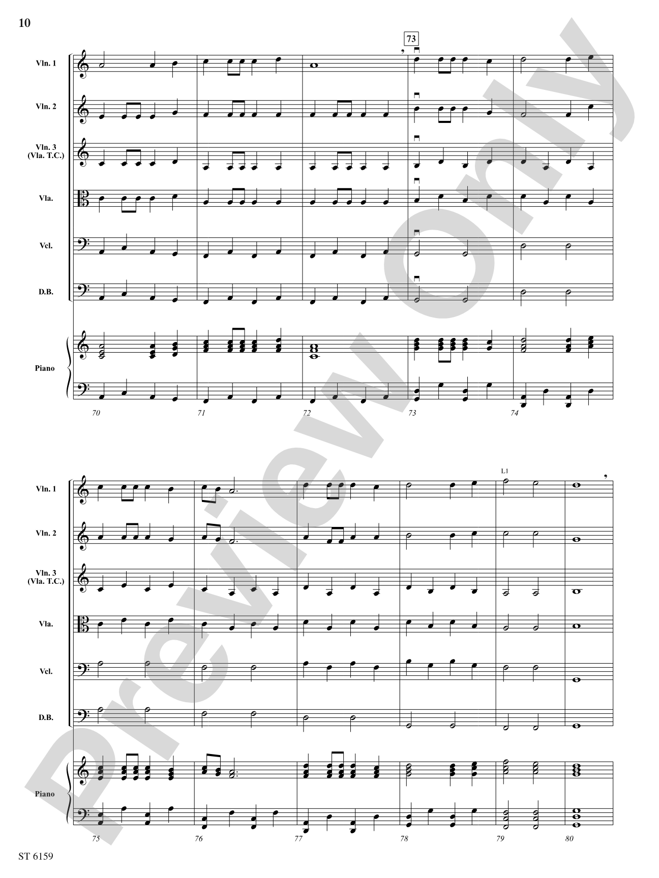 Riders in the Night (Life of a Cowboy): String Orchestra Conductor Score & Parts