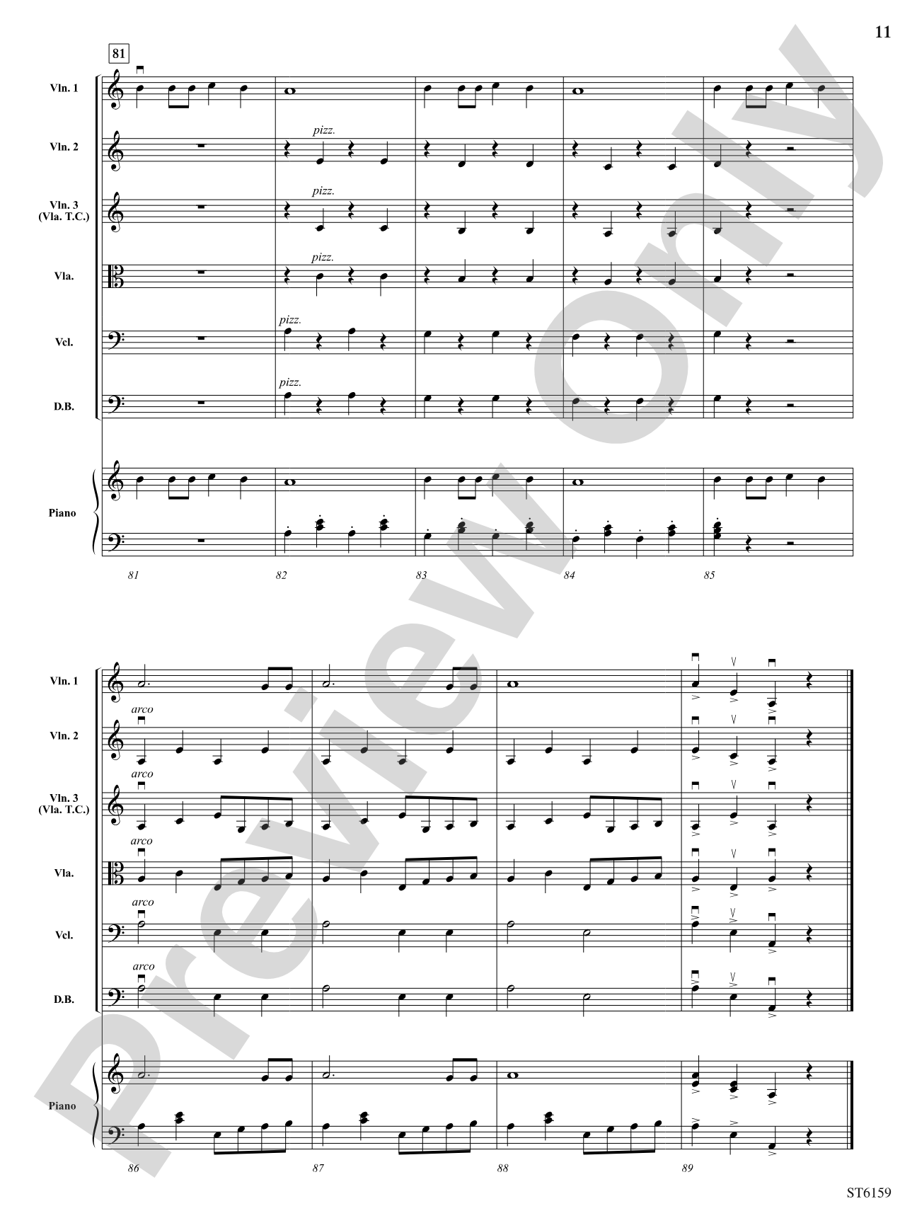 Riders in the Night (Life of a Cowboy): String Orchestra Conductor Score & Parts