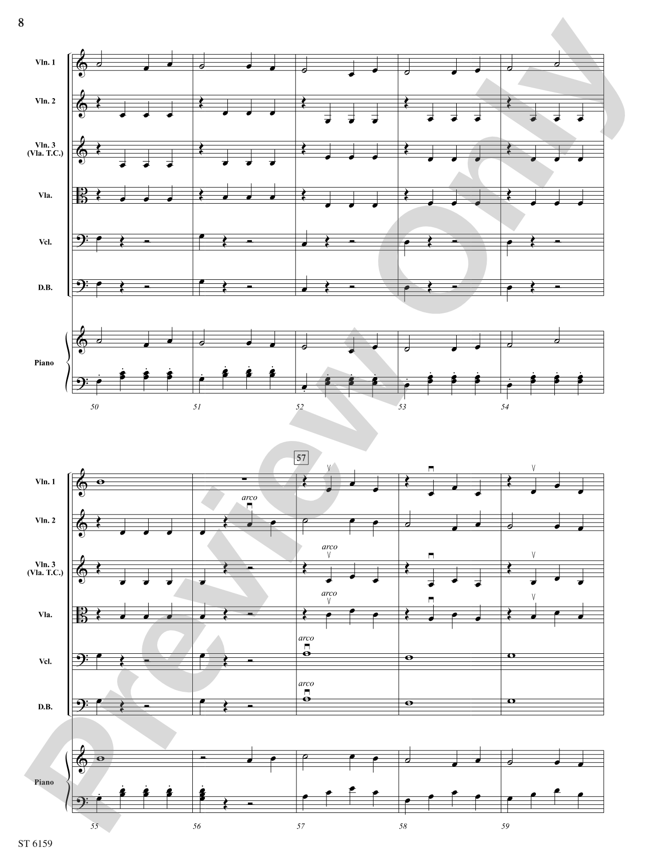 Riders in the Night (Life of a Cowboy): String Orchestra Conductor Score & Parts