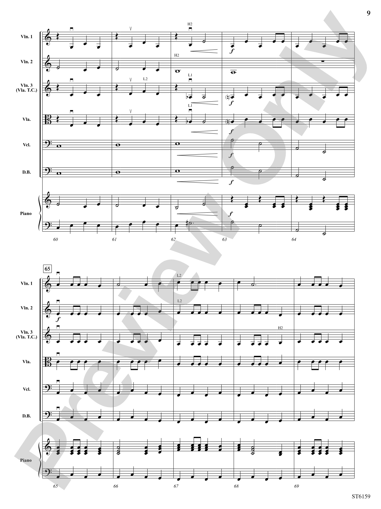 Riders in the Night (Life of a Cowboy): String Orchestra Conductor Score & Parts