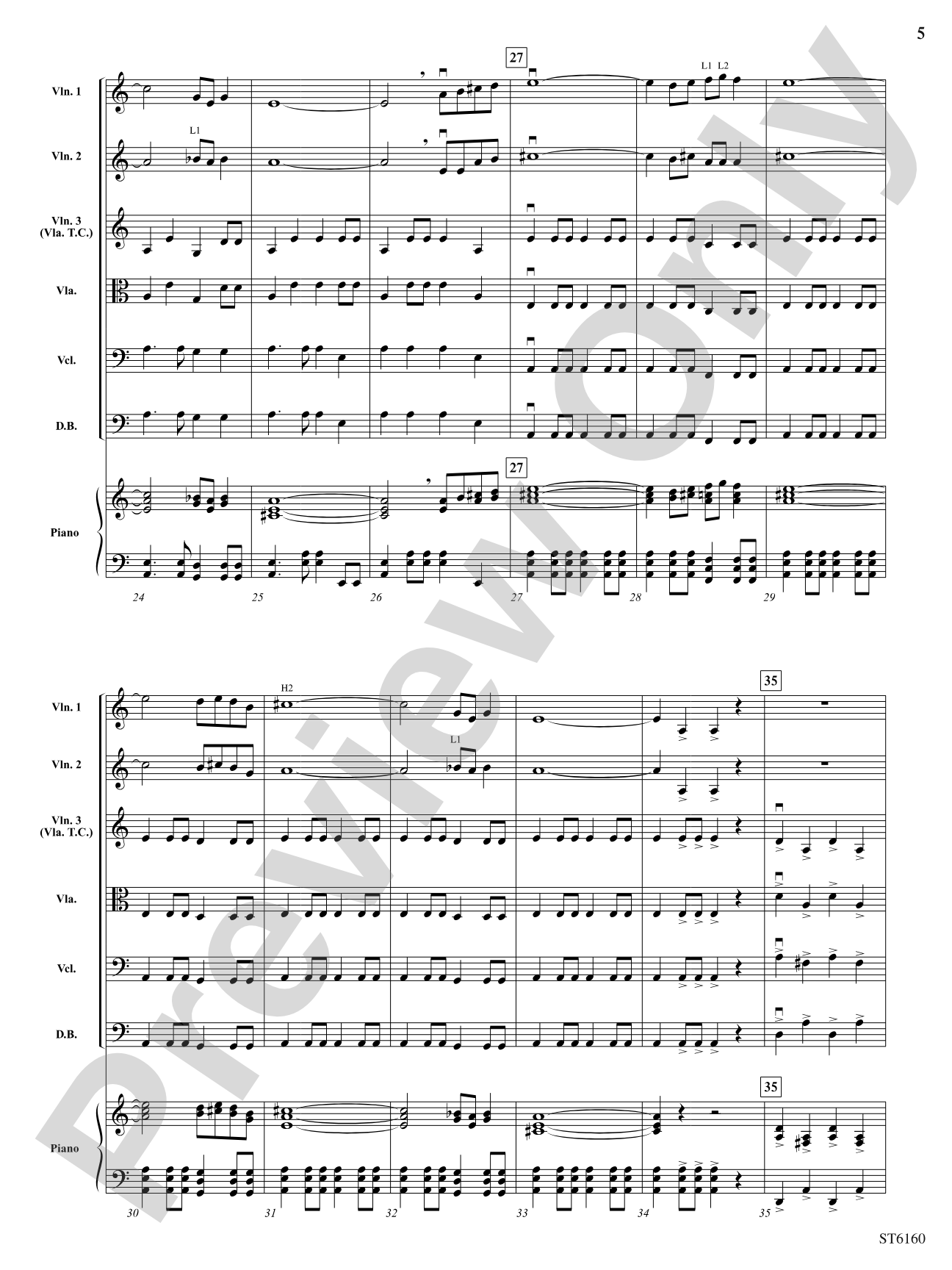 Desert Sands: String Orchestra Conductor Score & Parts