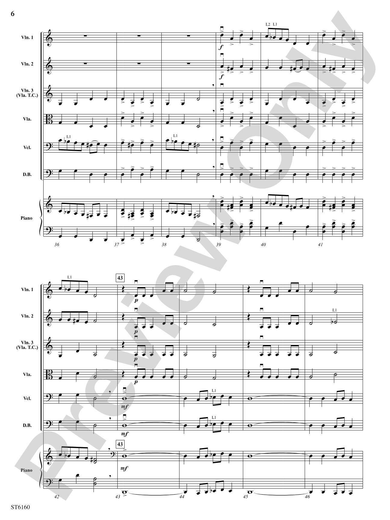 Desert Sands: String Orchestra Conductor Score & Parts