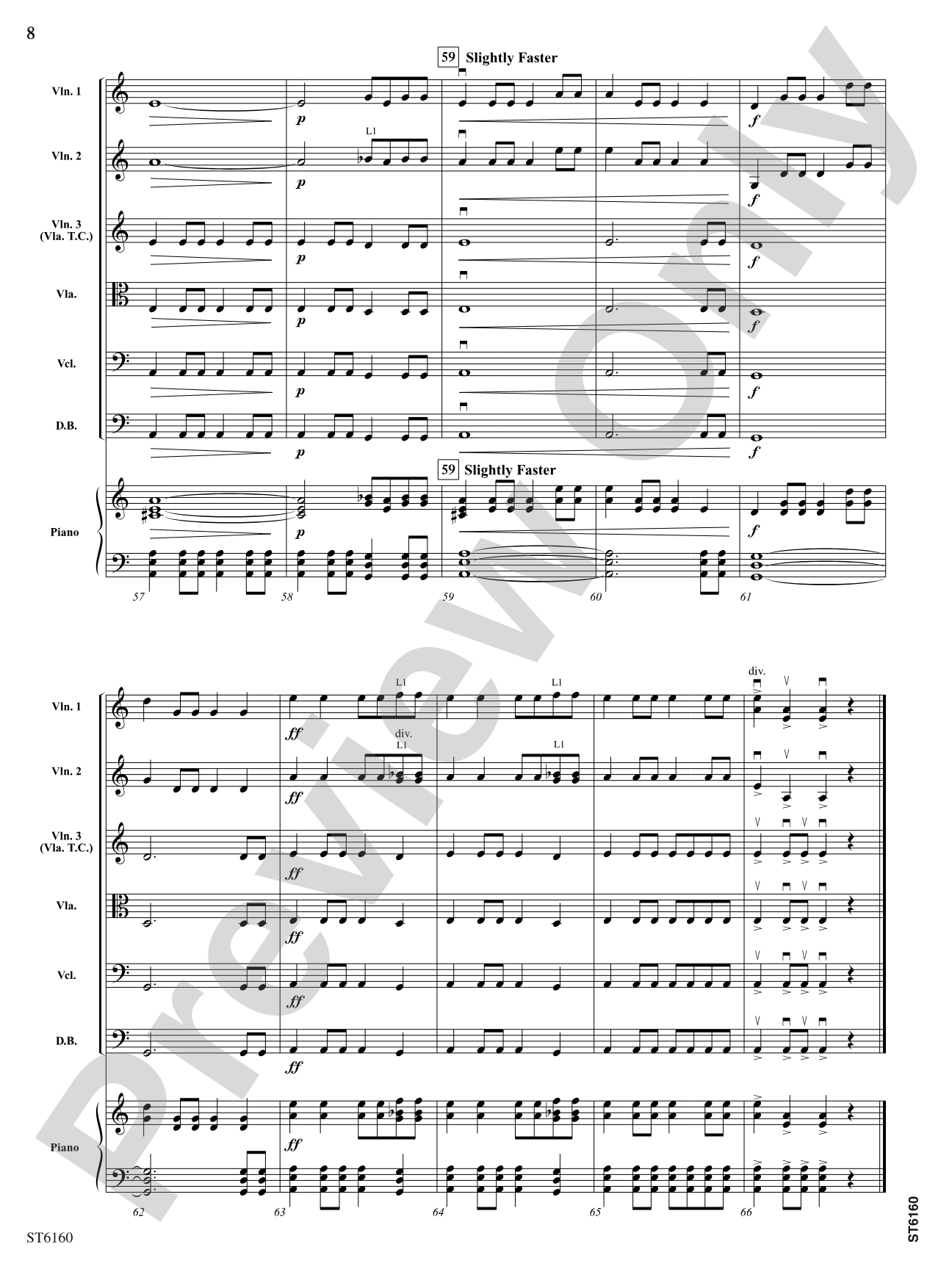 Desert Sands: String Orchestra Conductor Score & Parts