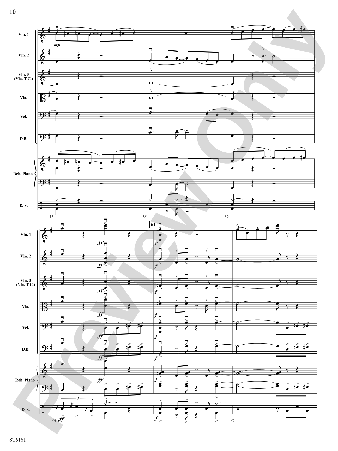 Eine Kleine "Pop" Musik: String Orchestra Conductor Score & Parts