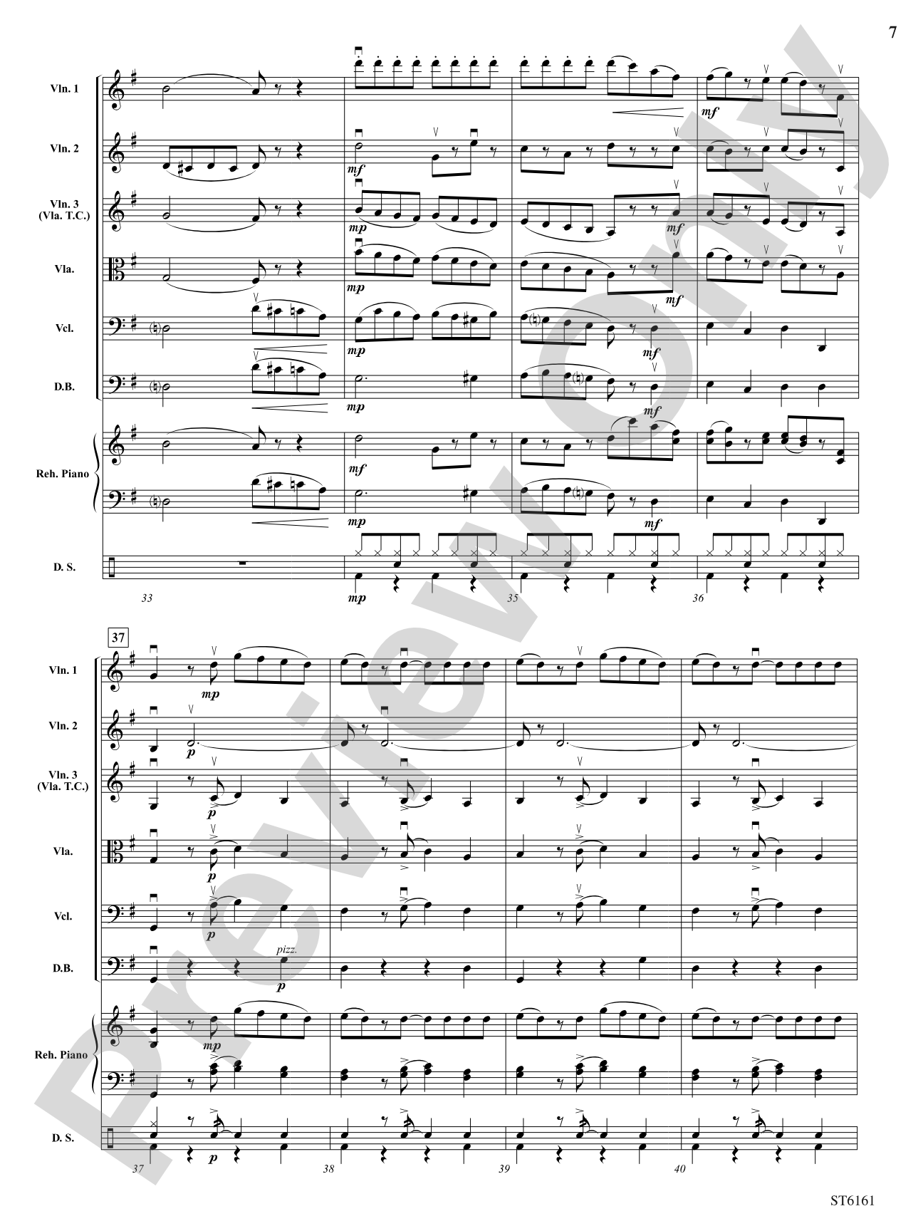 Eine Kleine "Pop" Musik: String Orchestra Conductor Score & Parts