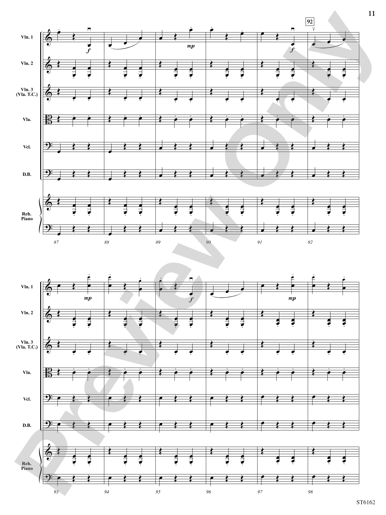 The Blue Danube: String Orchestra Conductor Score & Parts