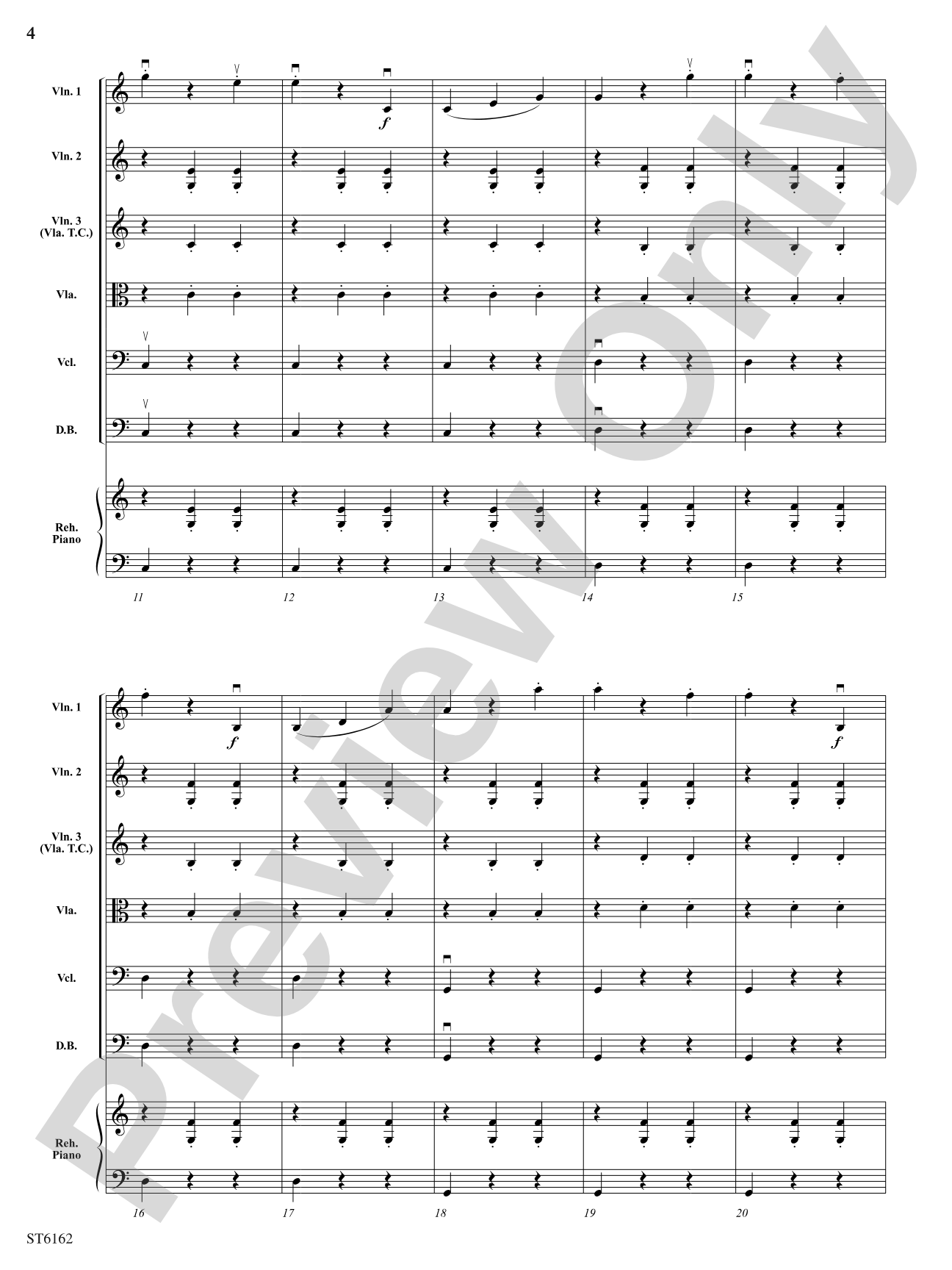 The Blue Danube: String Orchestra Conductor Score & Parts