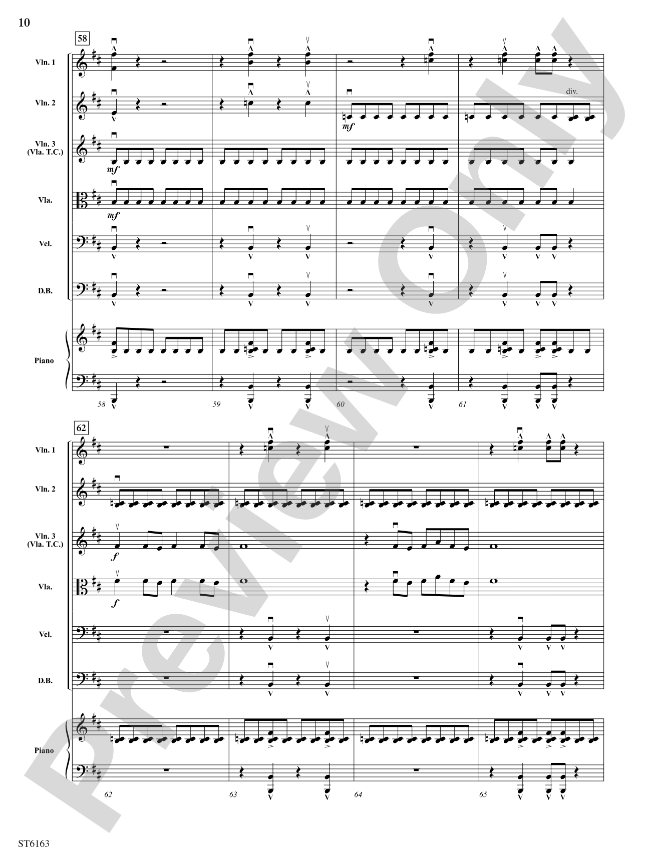 Spartacus: String Orchestra Conductor Score & Parts
