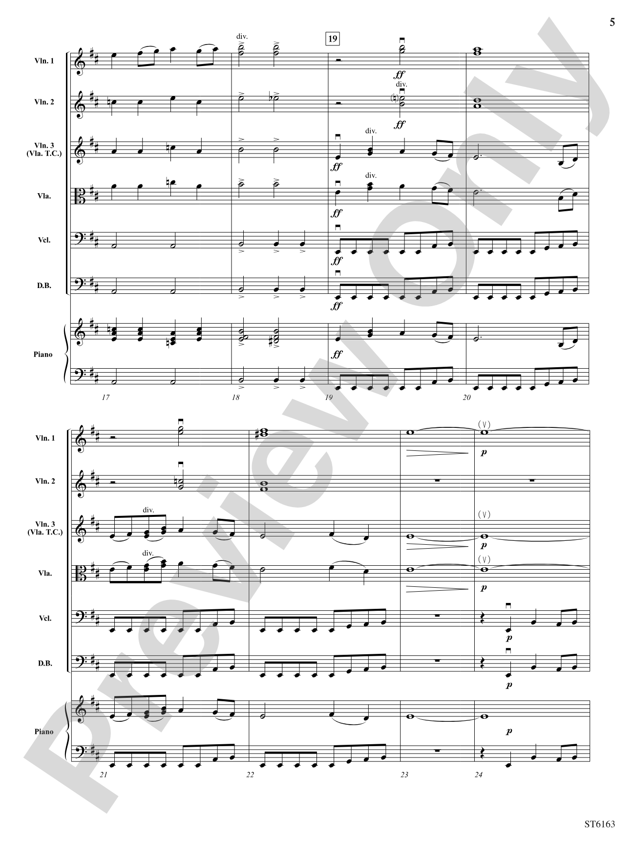 Spartacus: String Orchestra Conductor Score & Parts