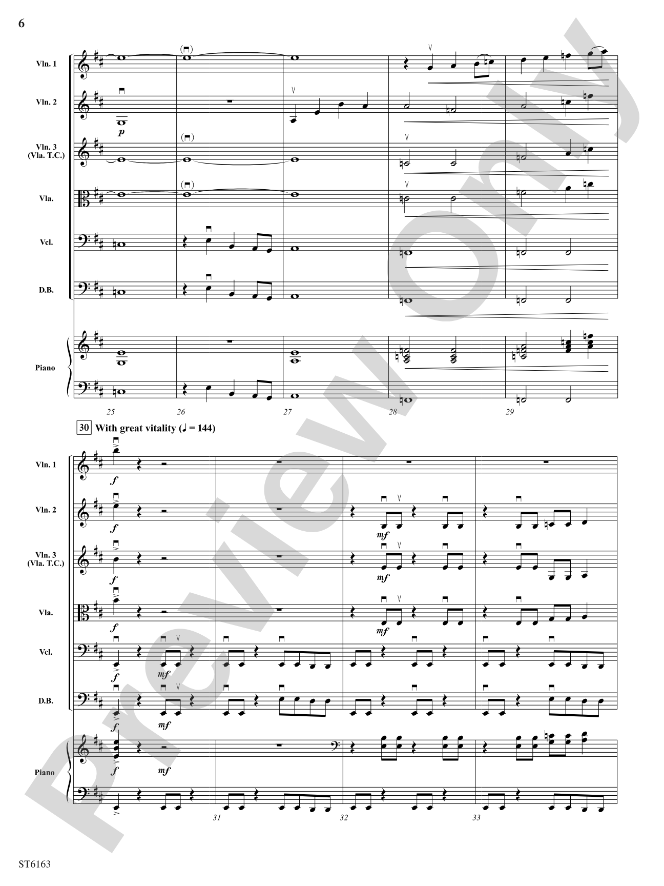Spartacus: String Orchestra Conductor Score & Parts