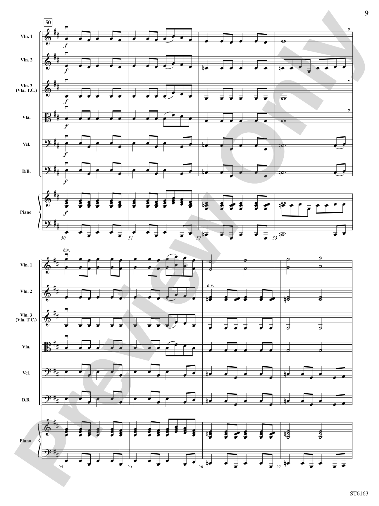 Spartacus: String Orchestra Conductor Score & Parts