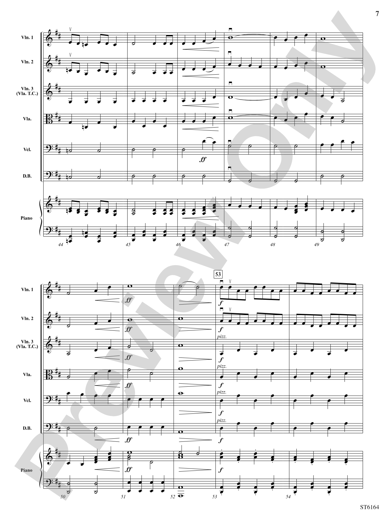 Honor and Glory: String Orchestra Conductor Score & Parts