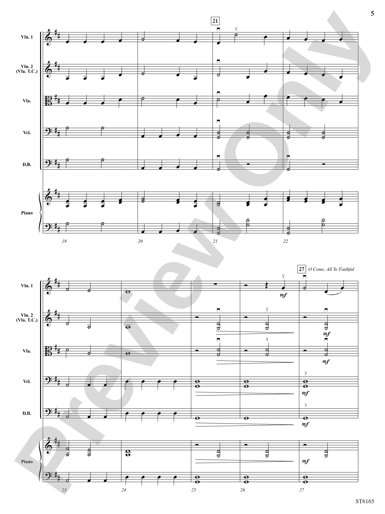 A Celtic Christmas Fantasy: String Orchestra Conductor Score & Parts