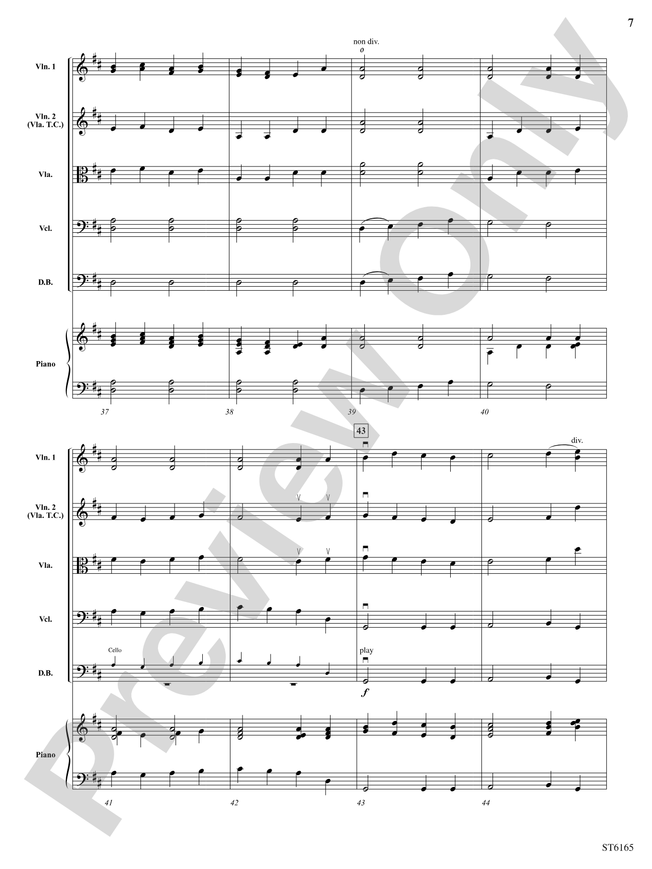 A Celtic Christmas Fantasy: String Orchestra Conductor Score & Parts
