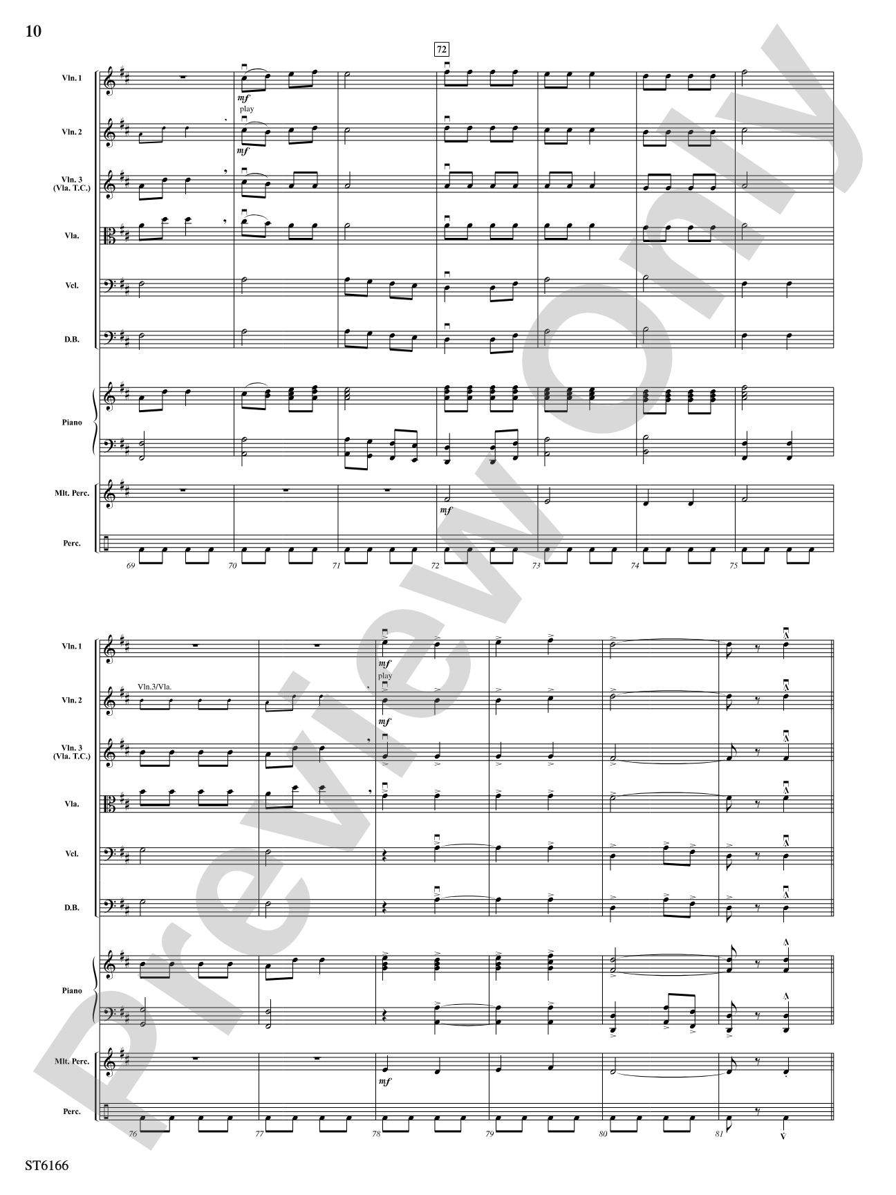 The Night Before Christmas (for Narration, String Orchestra, and Percussion): String Orchestra Conductor Score & Parts