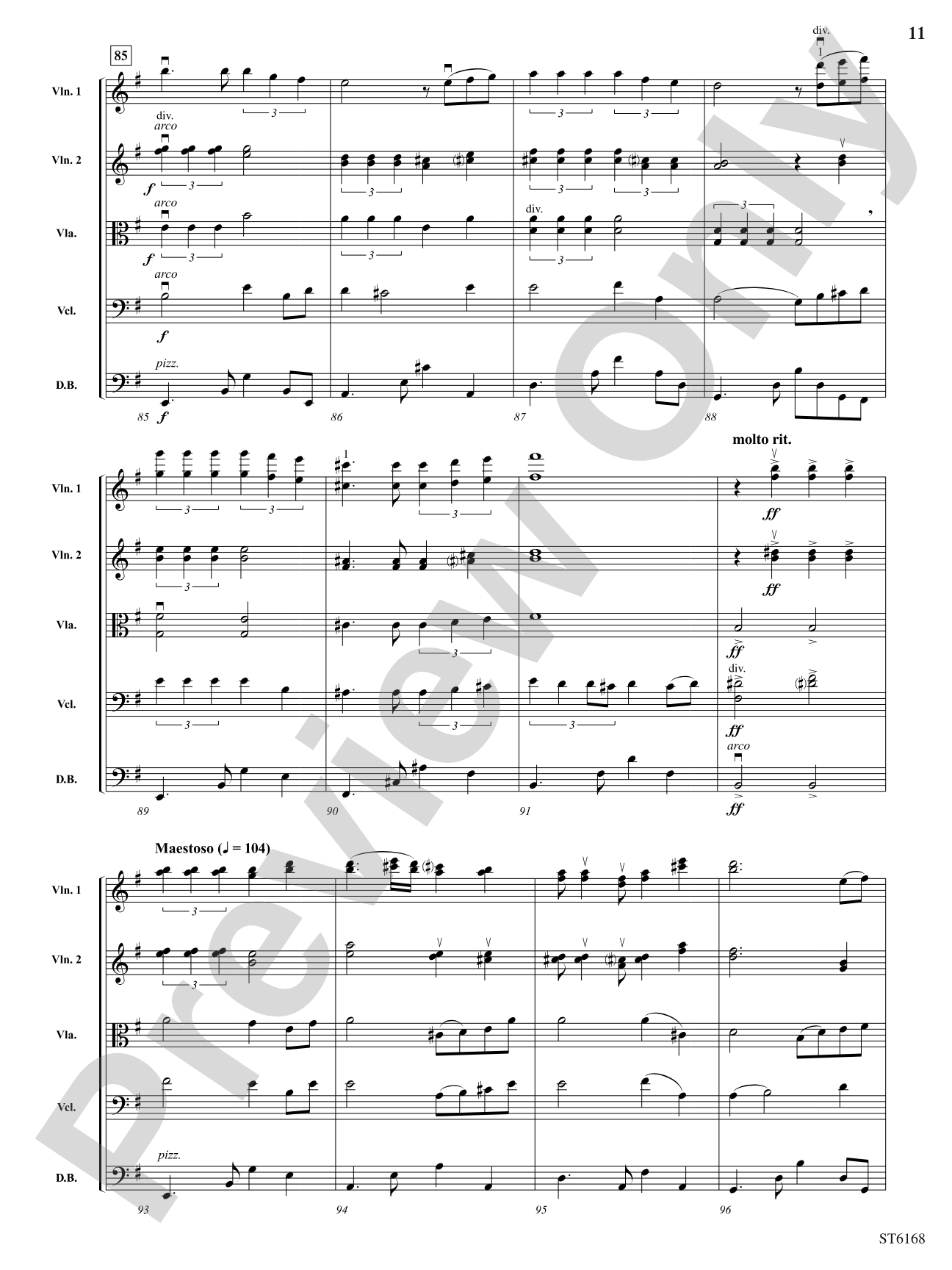 Phantom Tangos: String Orchestra Conductor Score & Parts