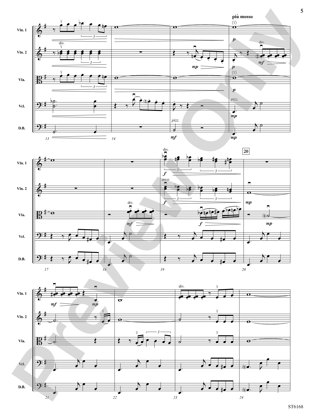 Phantom Tangos: String Orchestra Conductor Score & Parts