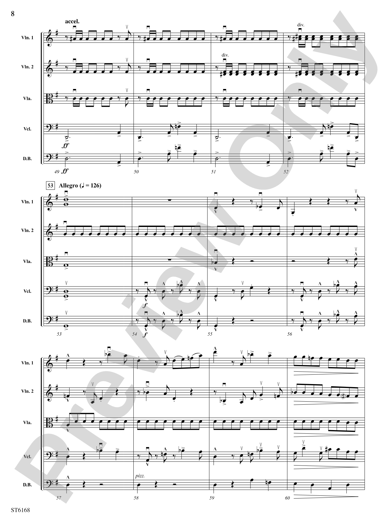 Phantom Tangos: String Orchestra Conductor Score & Parts