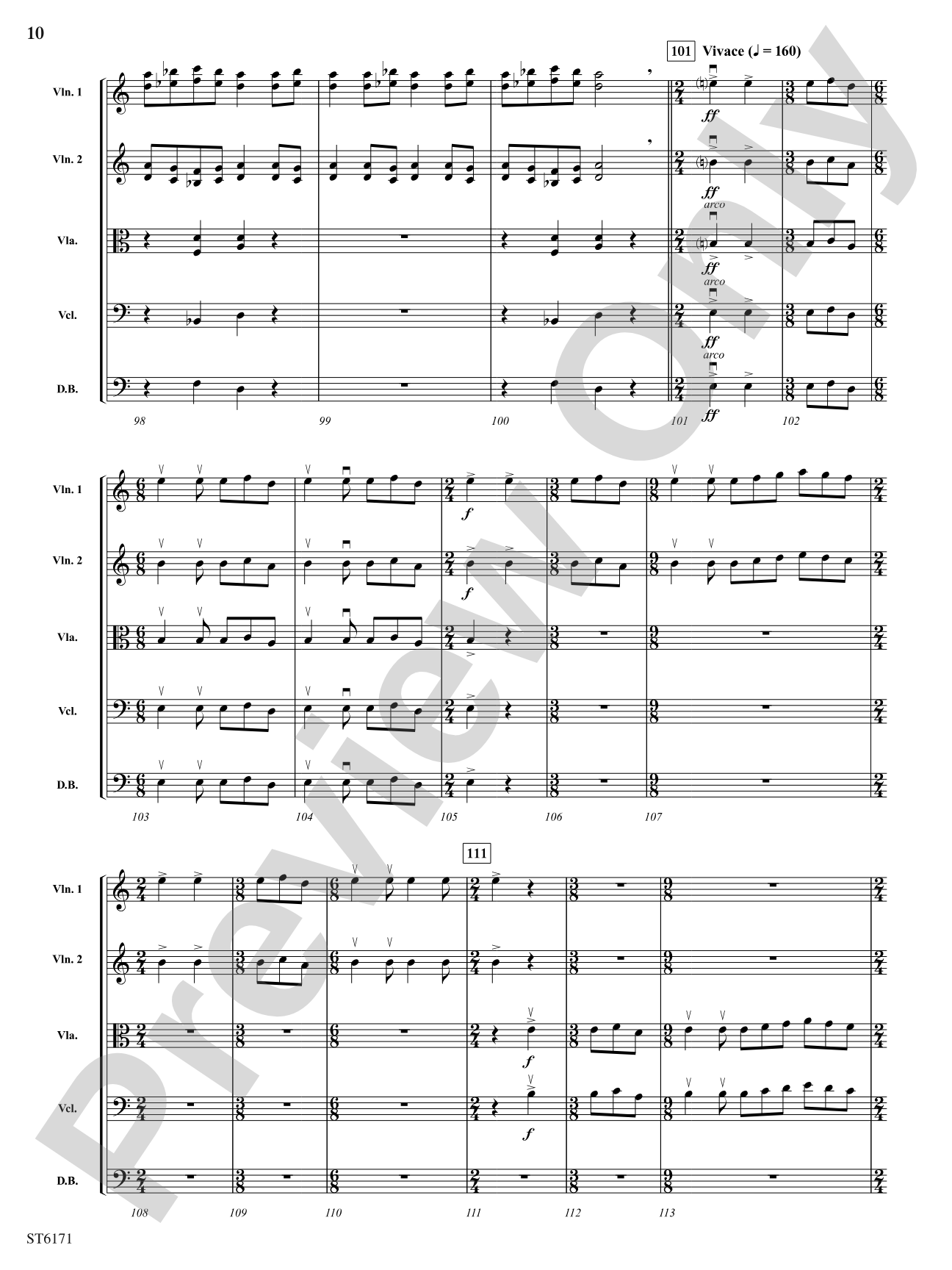Perseus: String Orchestra Conductor Score & Parts