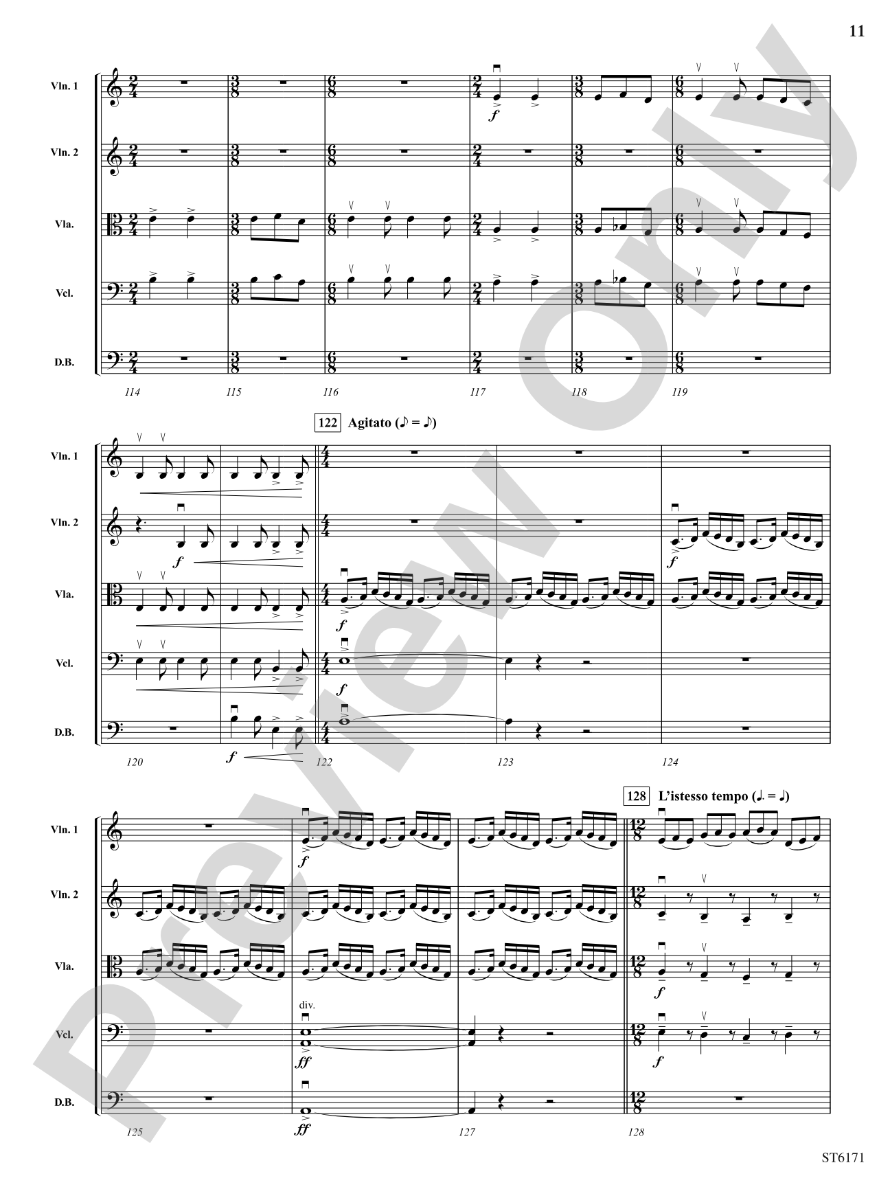 Perseus: String Orchestra Conductor Score & Parts