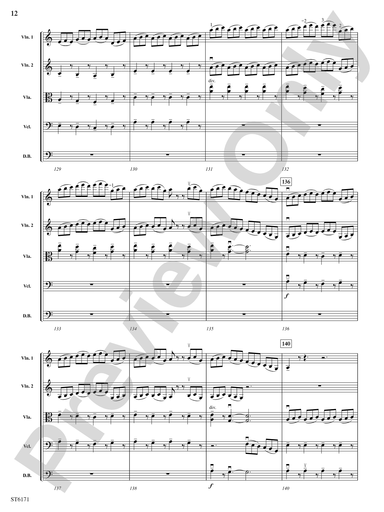 Perseus: String Orchestra Conductor Score & Parts