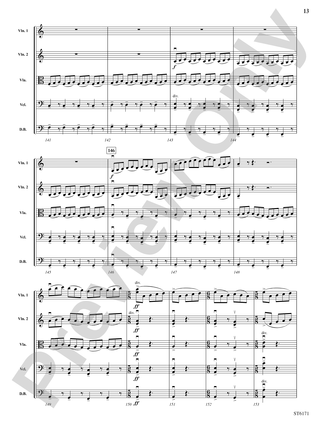 Perseus: String Orchestra Conductor Score & Parts
