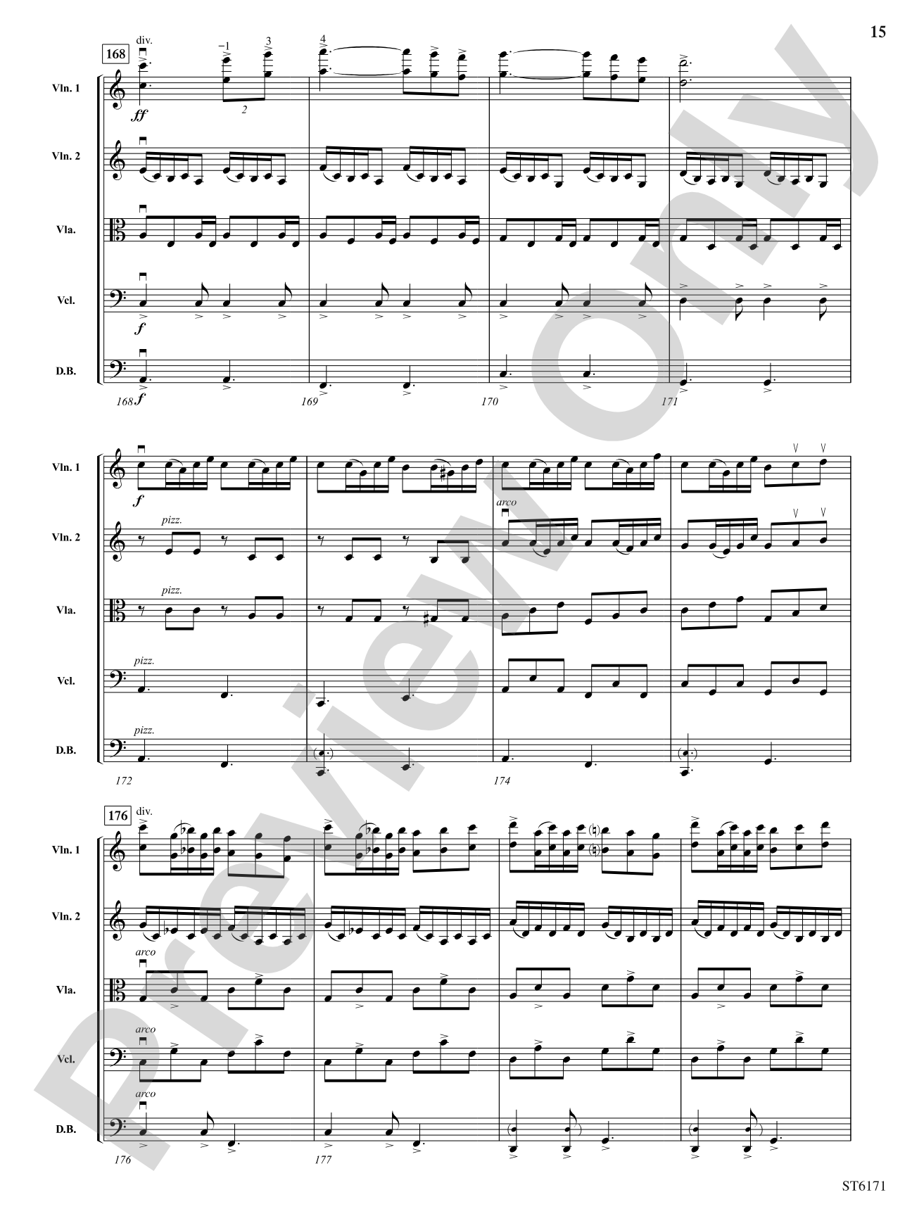 Perseus: String Orchestra Conductor Score & Parts