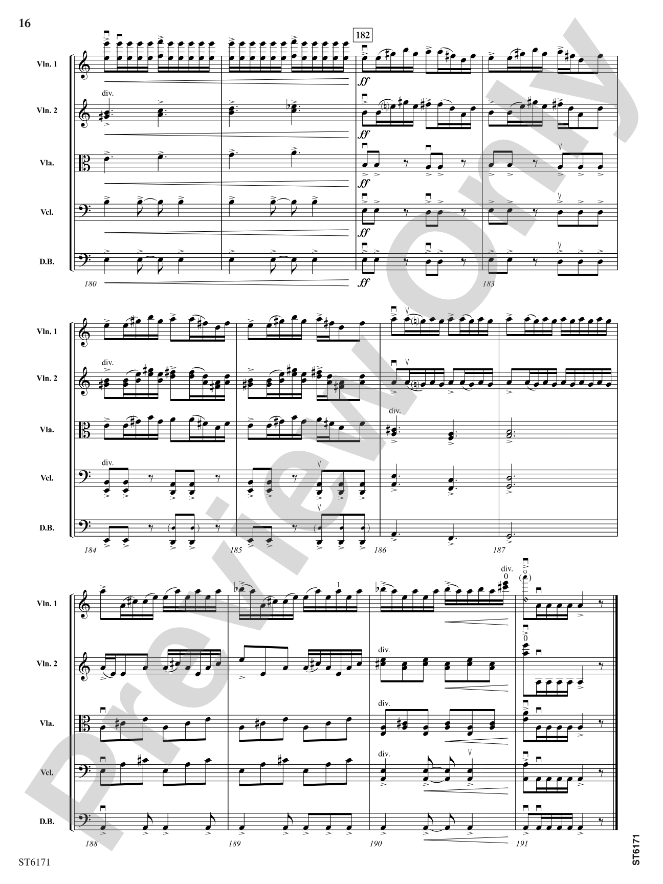 Perseus: String Orchestra Conductor Score & Parts