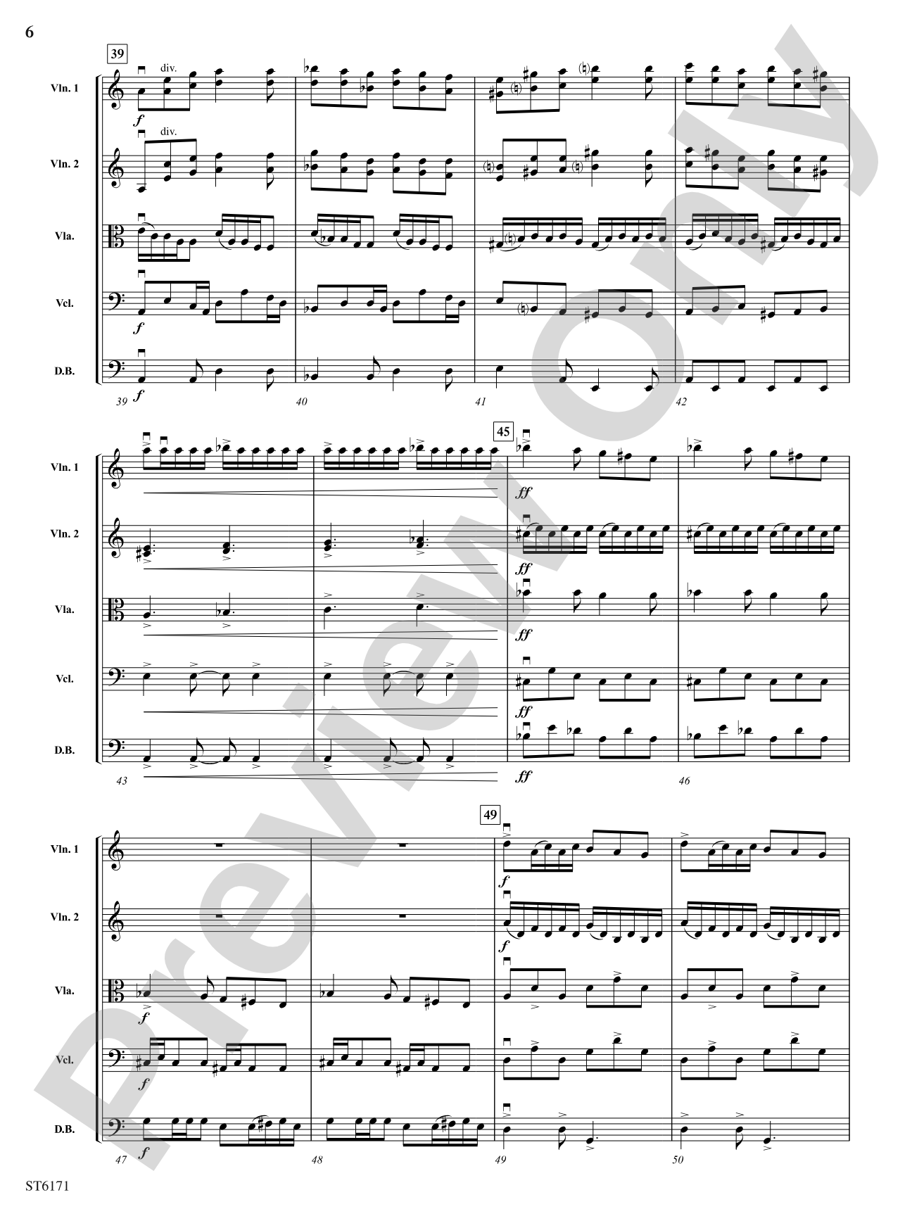 Perseus: String Orchestra Conductor Score & Parts