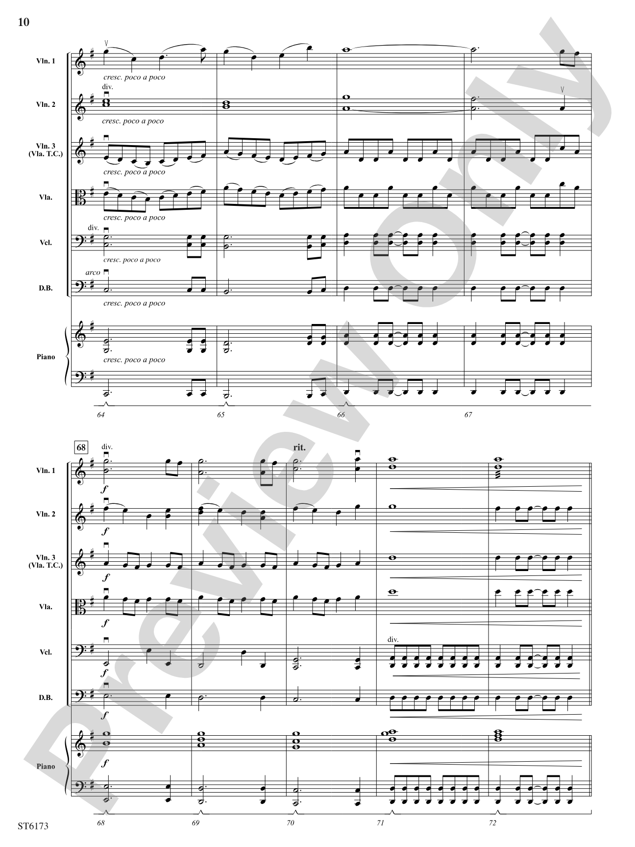 Ice Sculptures: String Orchestra Conductor Score & Parts