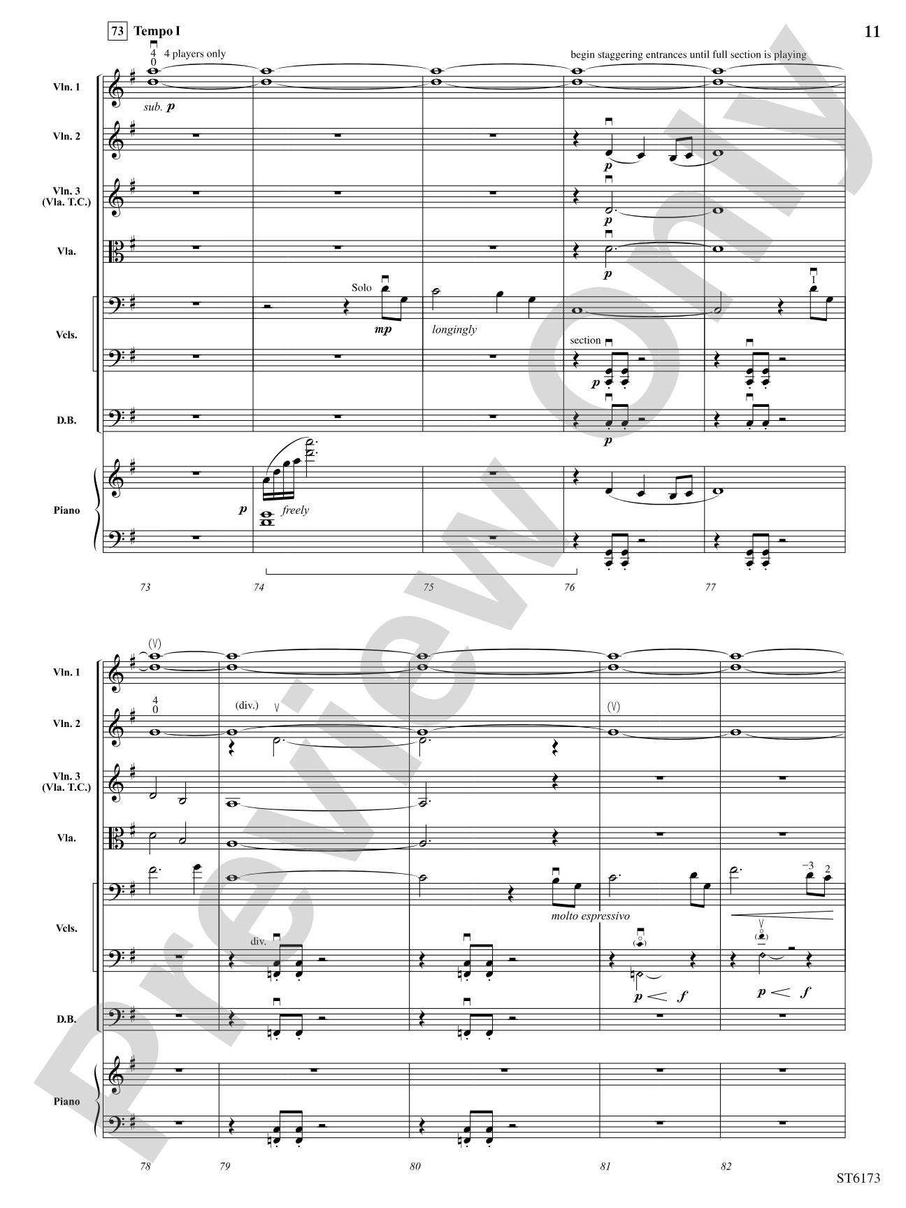 Ice Sculptures: String Orchestra Conductor Score & Parts