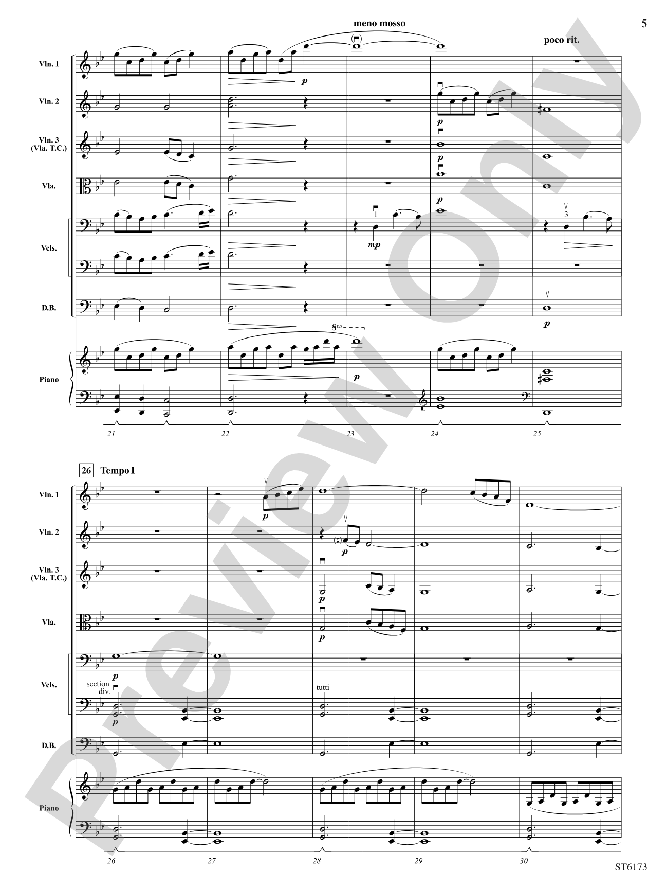 Ice Sculptures: String Orchestra Conductor Score & Parts